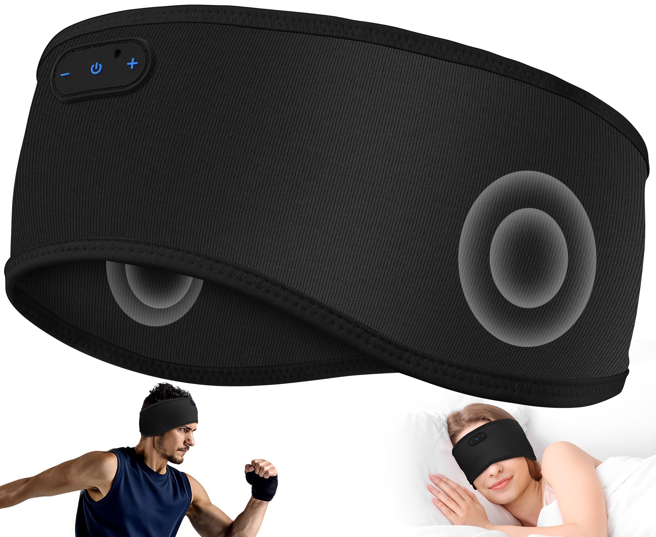 MUSICOZY Sleep Headphones Bamboo Bluetooth Headband for Side Sleepers - MUSICOZY Official Product View 9
