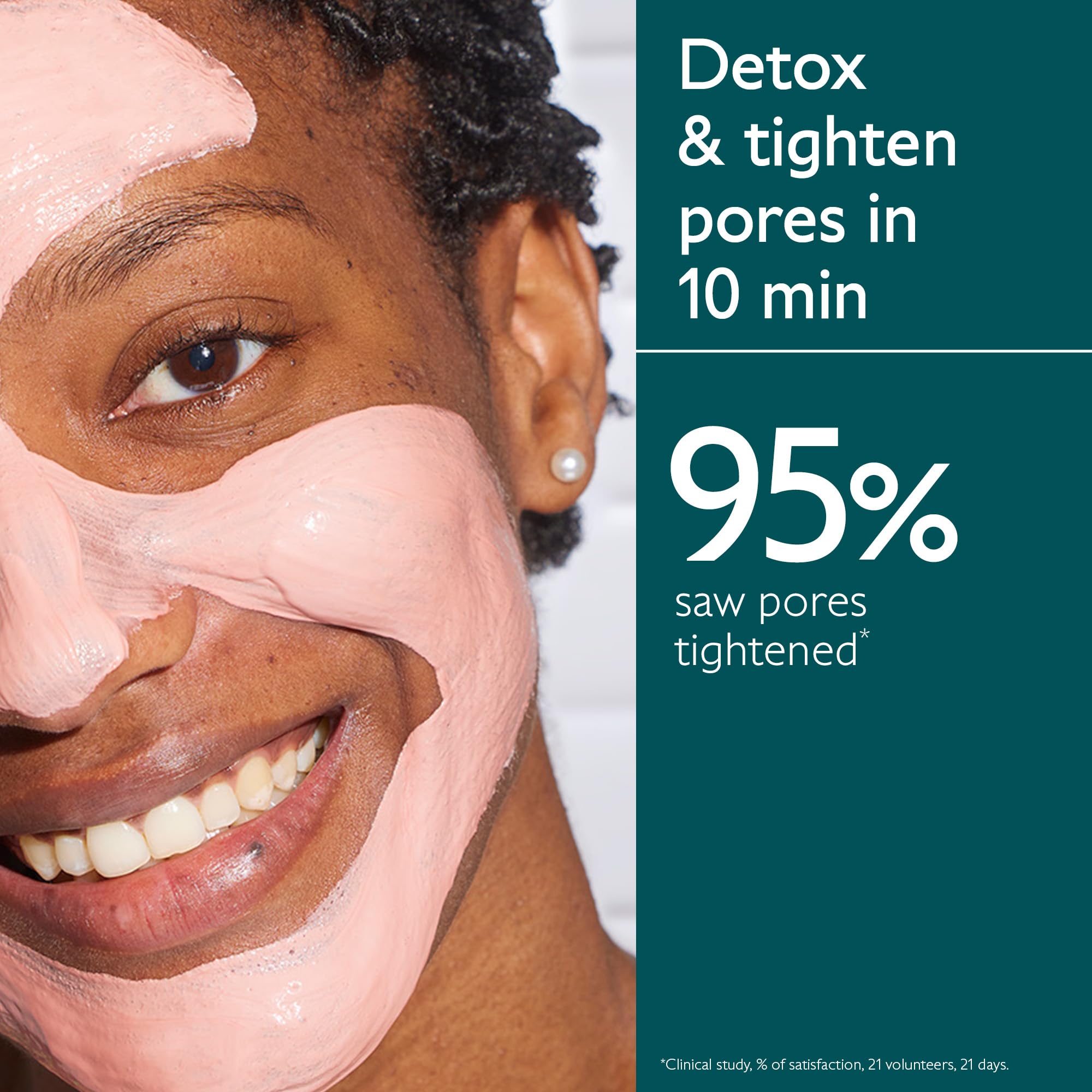 Caudalie Instant Detox Mask Pore Minimizing Pink Clay Face - Premium Selection Official Imagery - 3