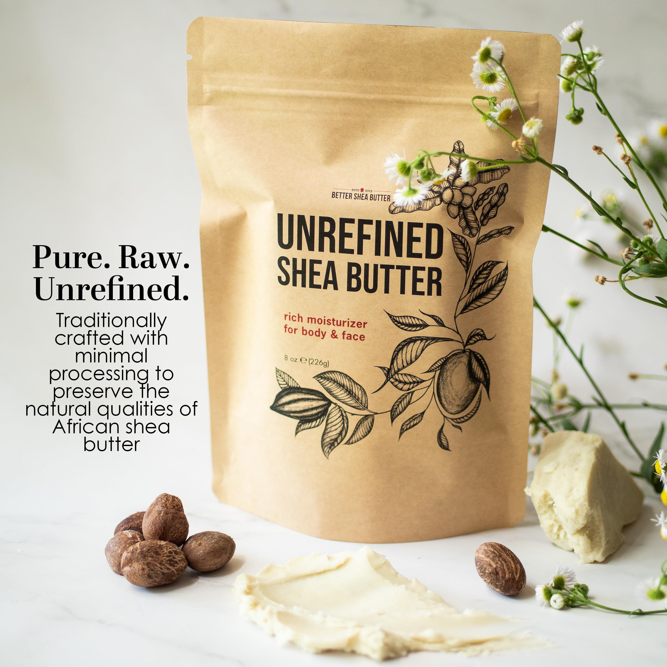 Raw Shea Butter 100 Pure Unrefined African Shea Butter 1 lb - Better Shea Butter Official Imagery - 7
