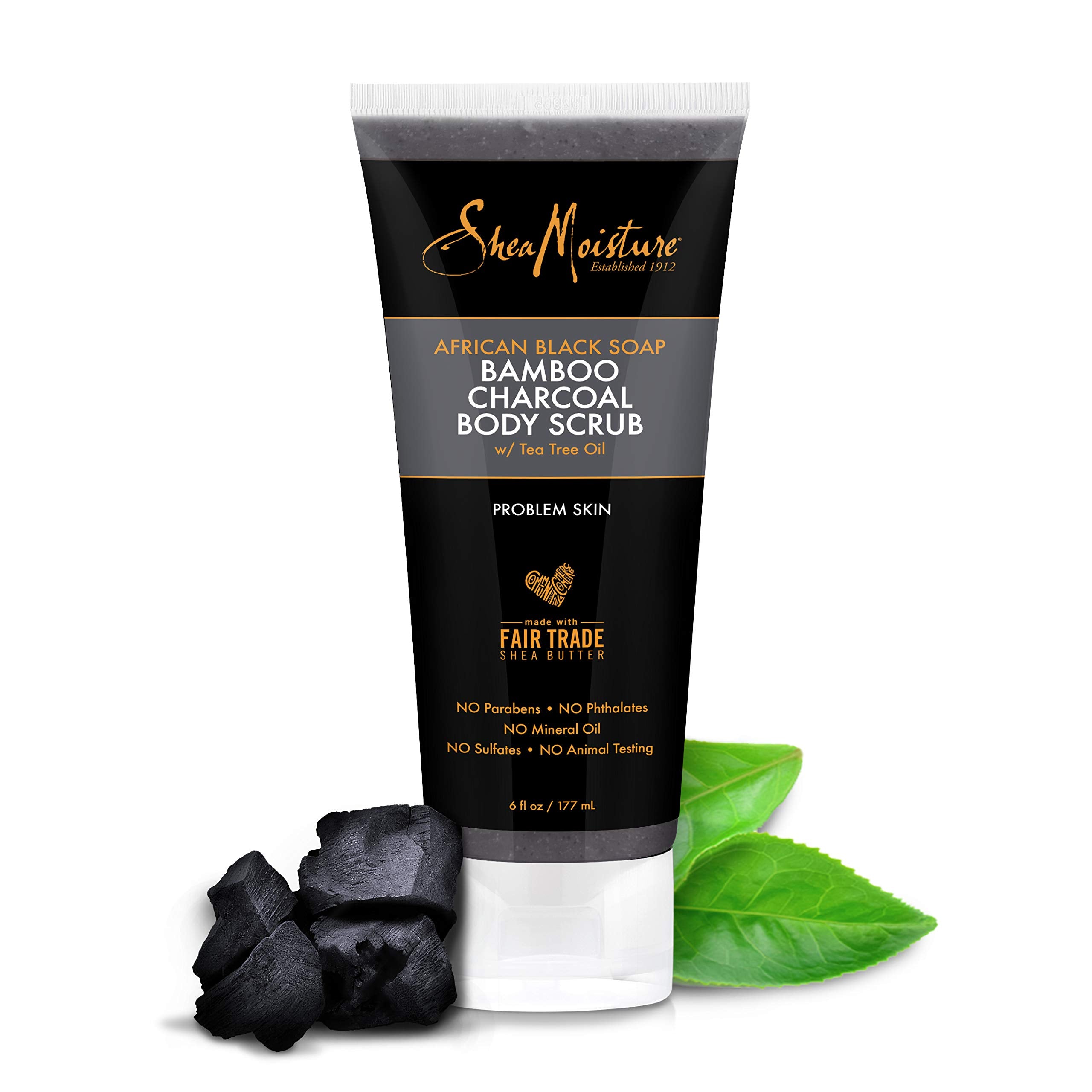 Elefair Tech SheaMoisture African black soap bamboo charcoal body scrub - Elefair Tech Official Product View 4