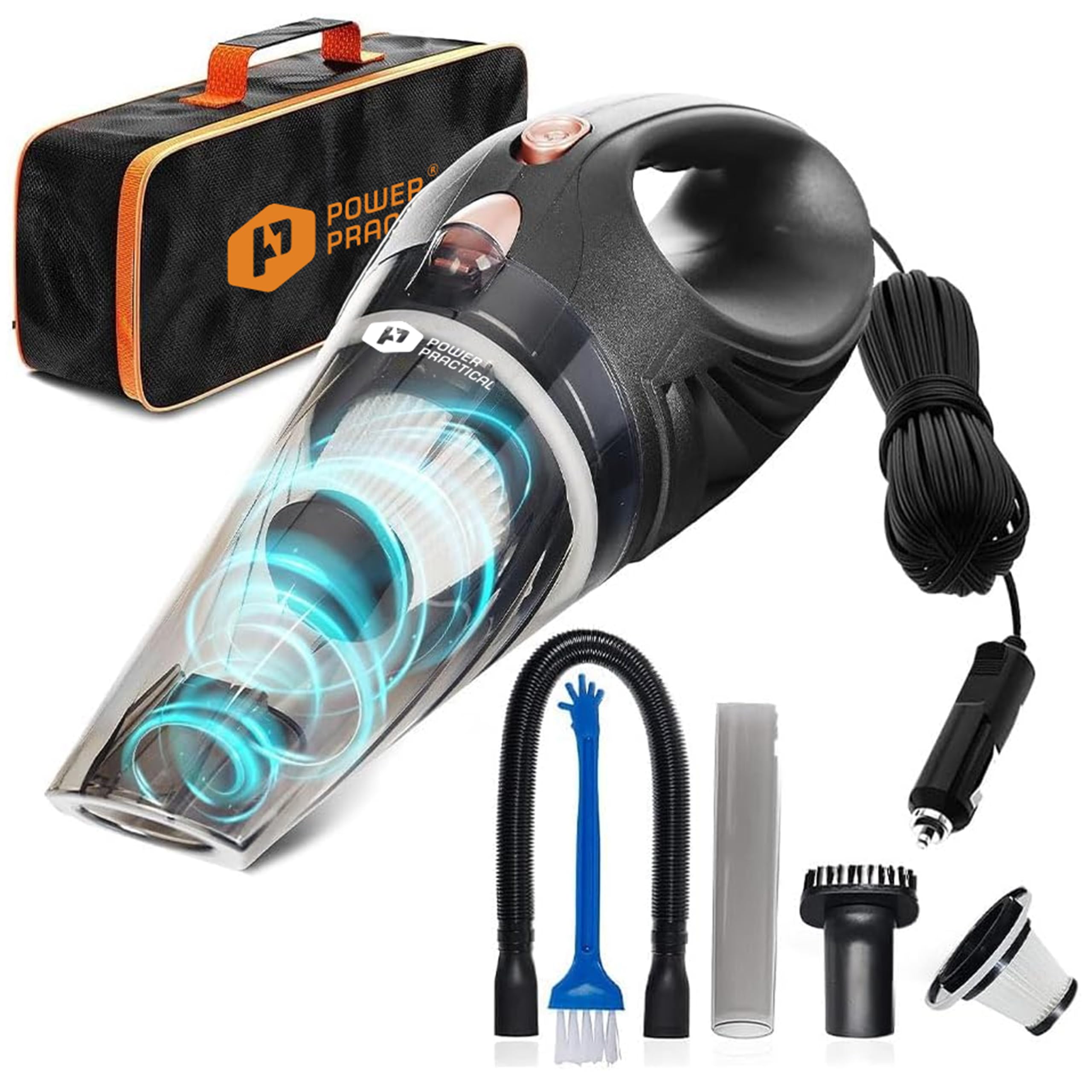 ThisWorx Handheld Car Vacuum Portable Car Vacuum Cleaner - Power Practical Official Imagery - 1