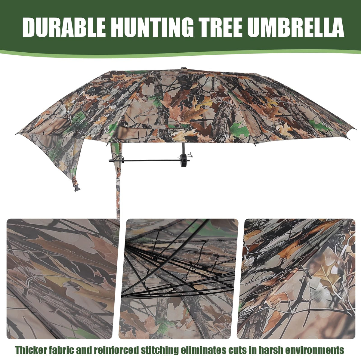 Tree Stand Umbrella 58 Wide Camo Hunting Umbrella for Tree - Kalkal Official Imagery - 3