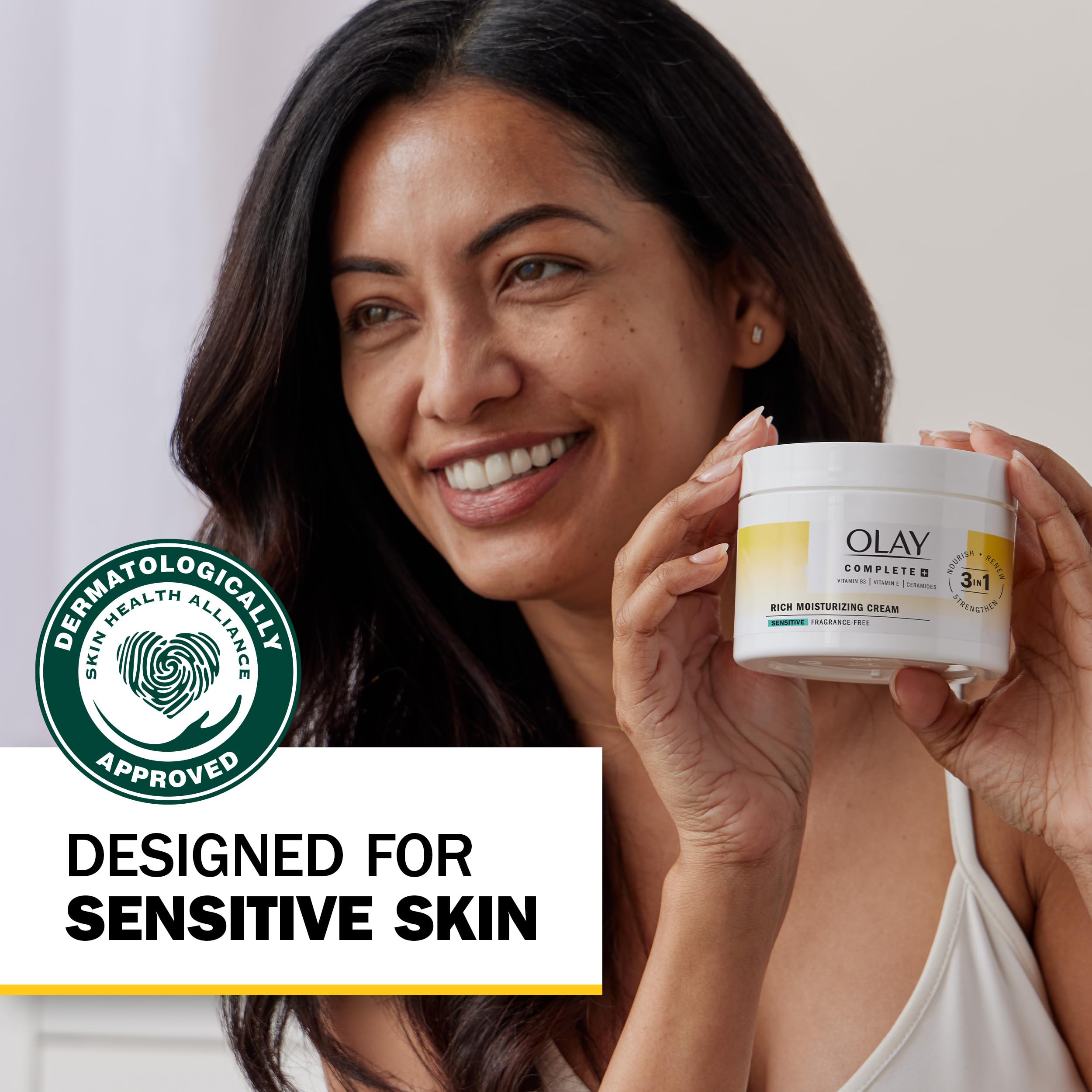 Olay Face Moisturizer, Complete+ Rich Moisturizing Cream - Olay