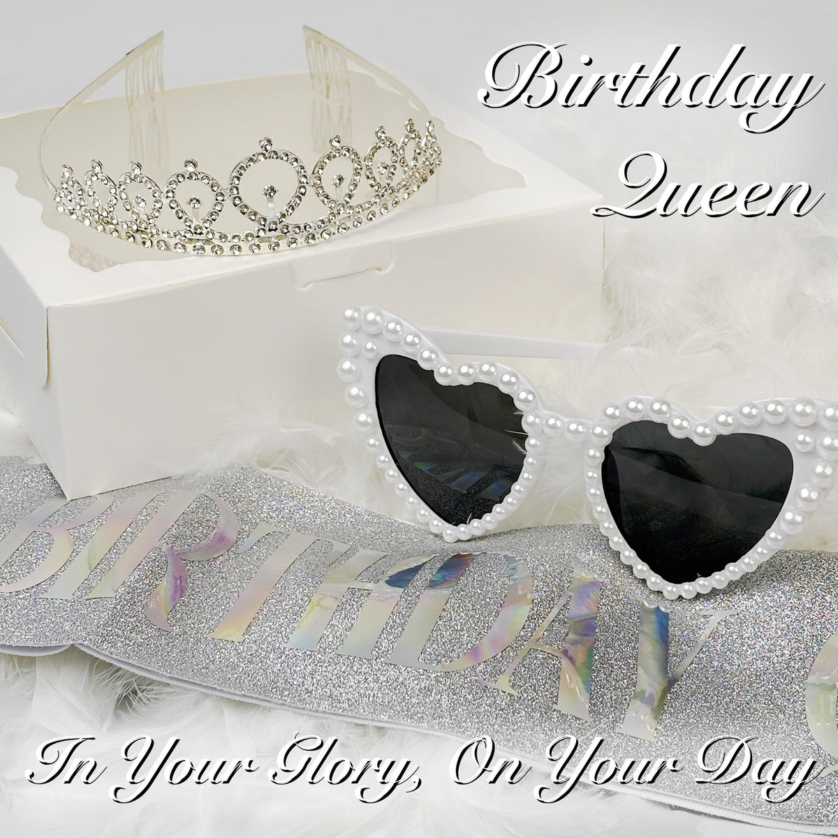 Birthday Queen Party Accessories Sash and Crown For Women - ARK Survivor Official Imagery - 3