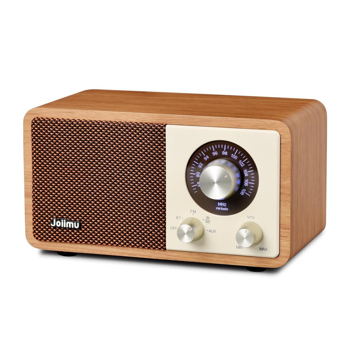 Vintage Radio with Bluetooth Speaker for Home Office Kitchen - Joiimu Official Imagery - 1