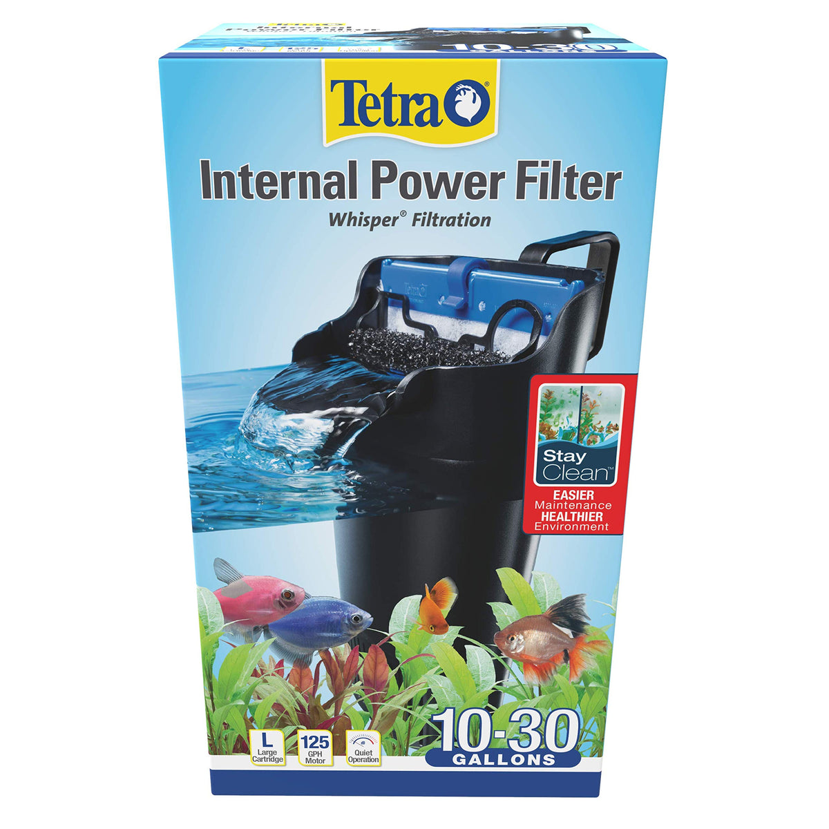 Tetra Whisper 135 GPH Internal Power Filter For Aquariums - Tetra Official Imagery - 2