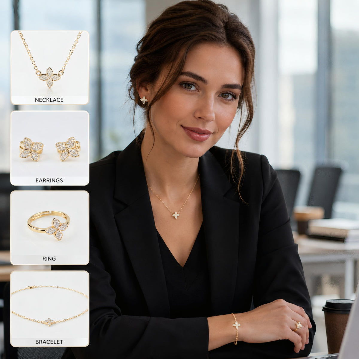 Gifts for Women 4Pcs Women s Jewelry Gift Set Birthday Gifts - VTVKT Official Imagery - 5