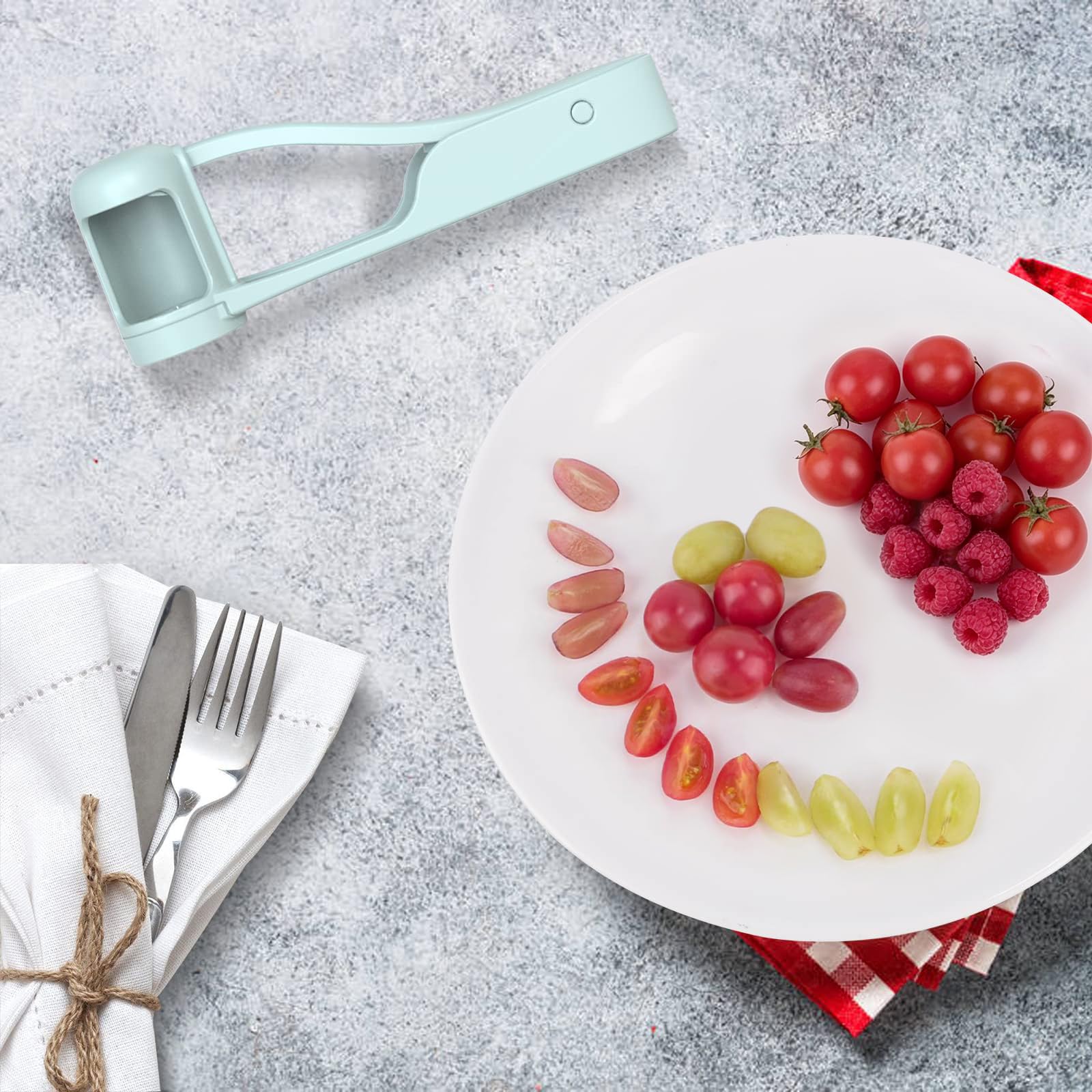 WhiteRhino Grape Cutter Grape Slicer for Toddlers,Grape Cherry To - WhiteRhino Official Product View 2