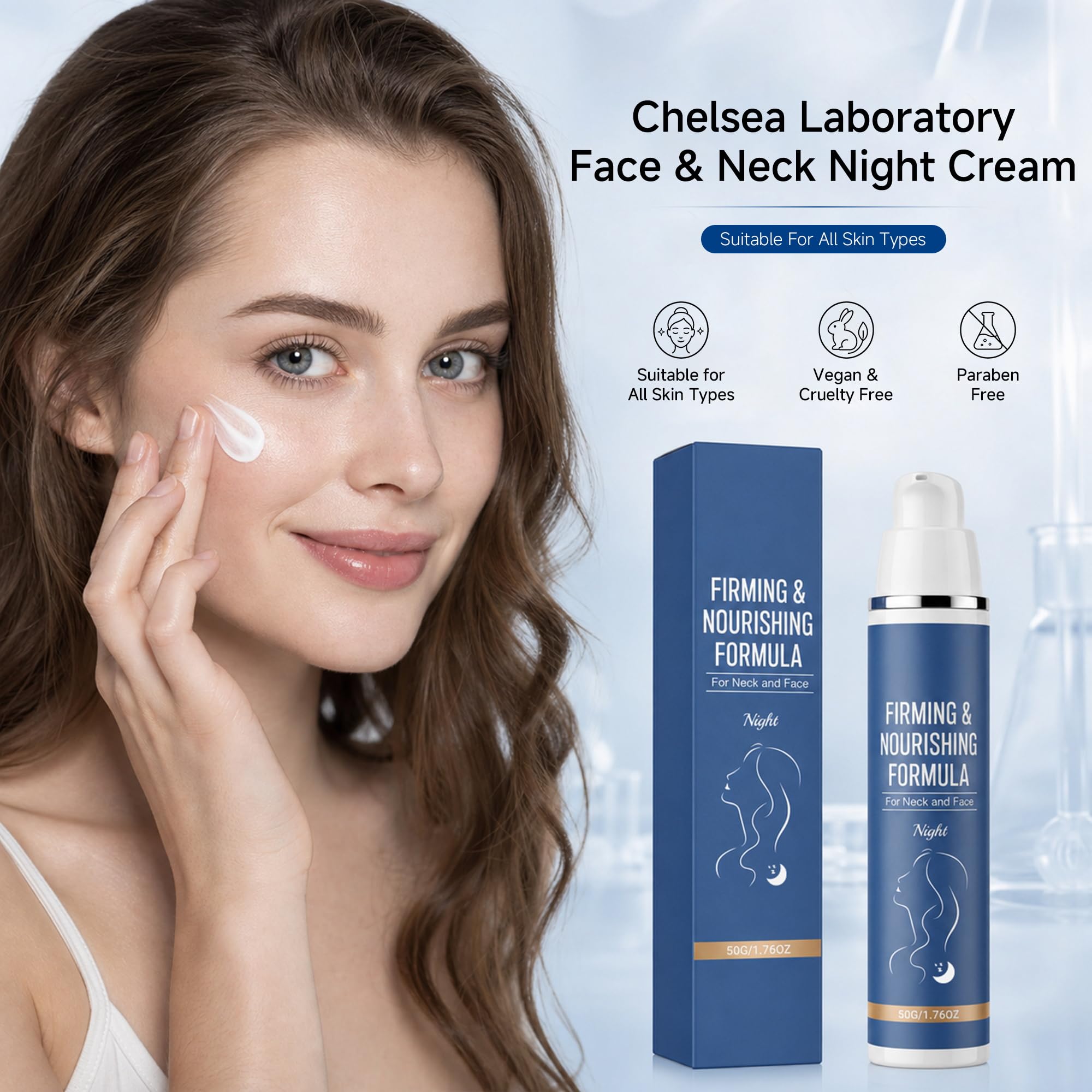 Chelsea Laboratory Firm and Restore Formula Night Cream for - Yoneya Official Imagery - 3