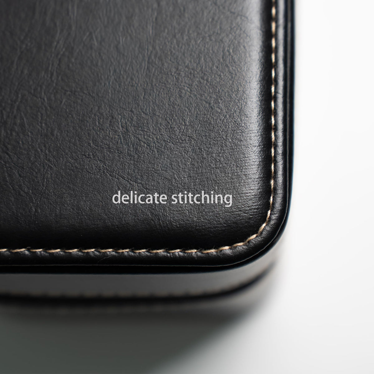 2 slots premium leather Watch travel Case Hard watch storage - AUKURA Official Imagery - 6
