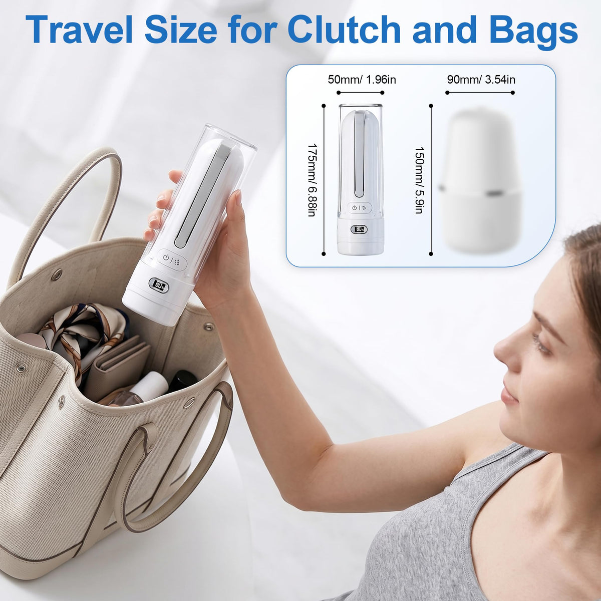 Menstrual Cleaning Tool Personal Feminine Care for Travel - WeWi HLTH Official Imagery - 4