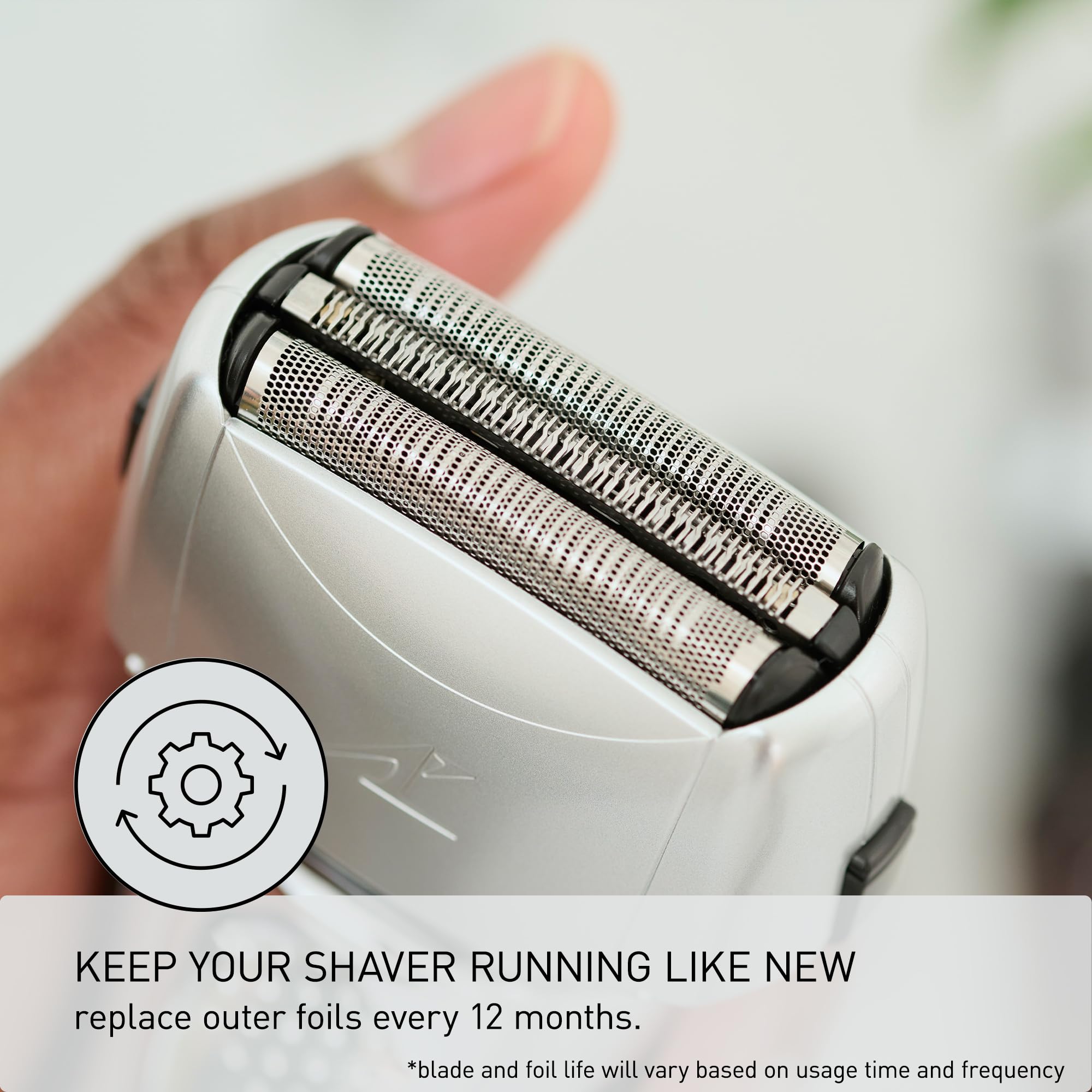 Panasonic Shaver Replacement Outer Foil WES9087PC, Compatible with ARC3 3-Blade Shavers ES-LL41-K, ES8103S