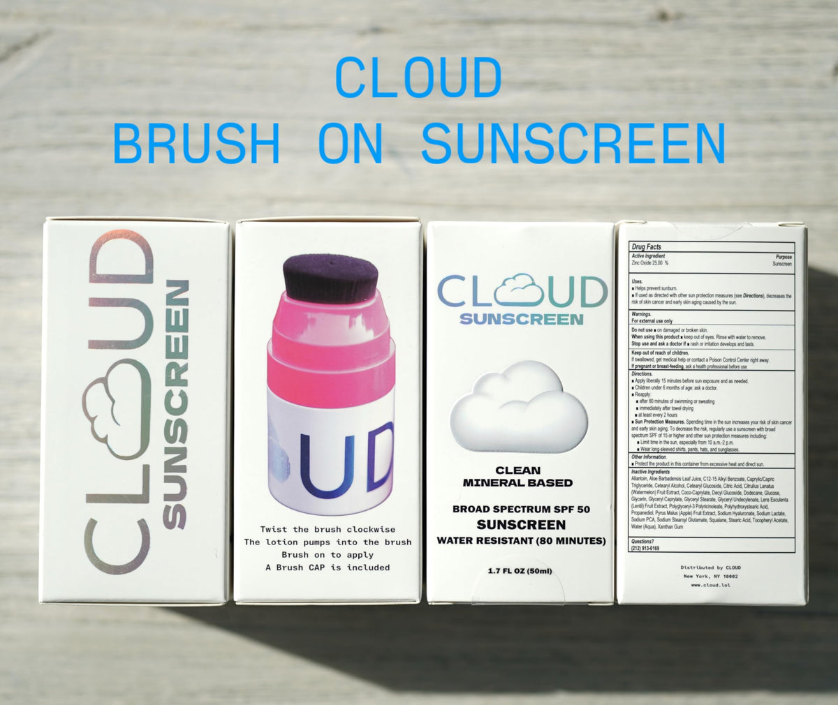 CLOUD Brush on Mineral Sunscreen Lotion - CLOUD Official Imagery - 8
