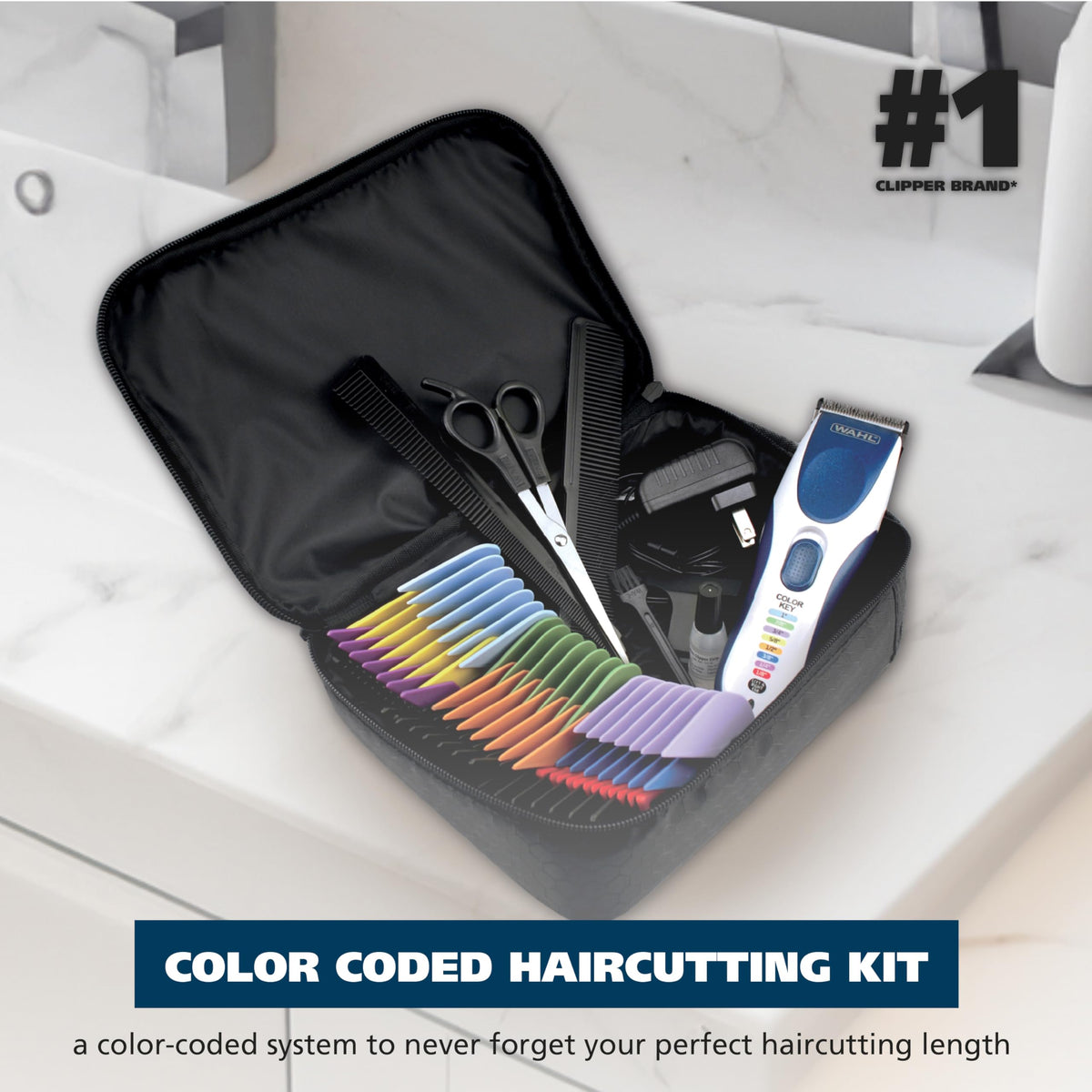 Wahl Color Pro Cordless Rechargeable Hair Clipper Trimmer - Wahl Official Imagery - 3