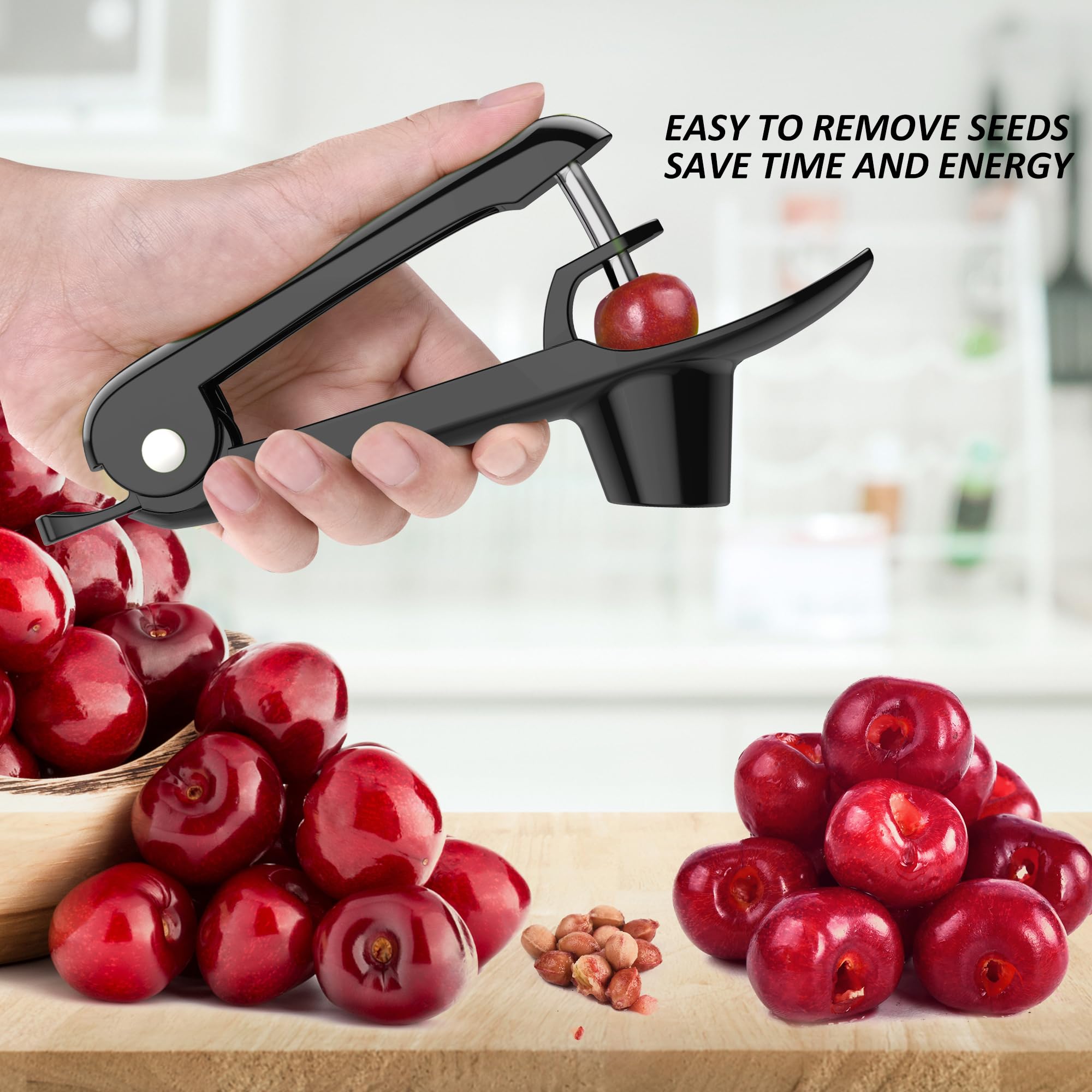 Cherry Pitter - UCMORX Stainless Steel Cherries Pitter Tool Cherr - UCMORX Official Product View 2