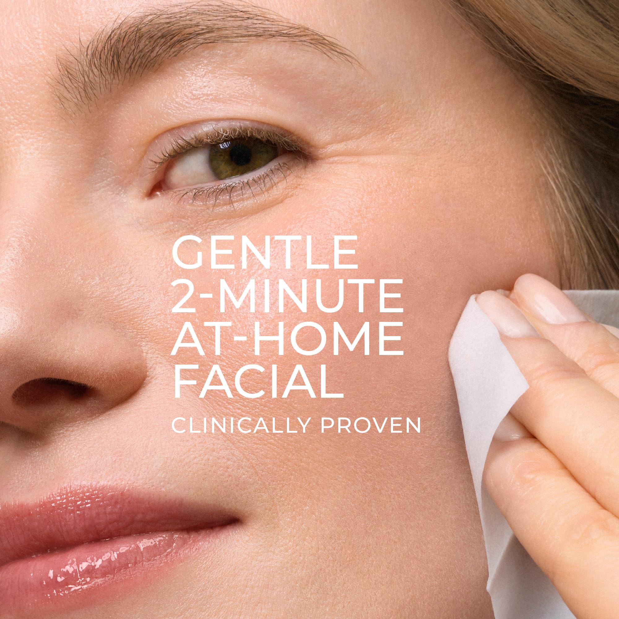 RoC Retinol Correxion facial peel pads showing two-step peel pads for smoothing fine lines and rejuvenating skin.