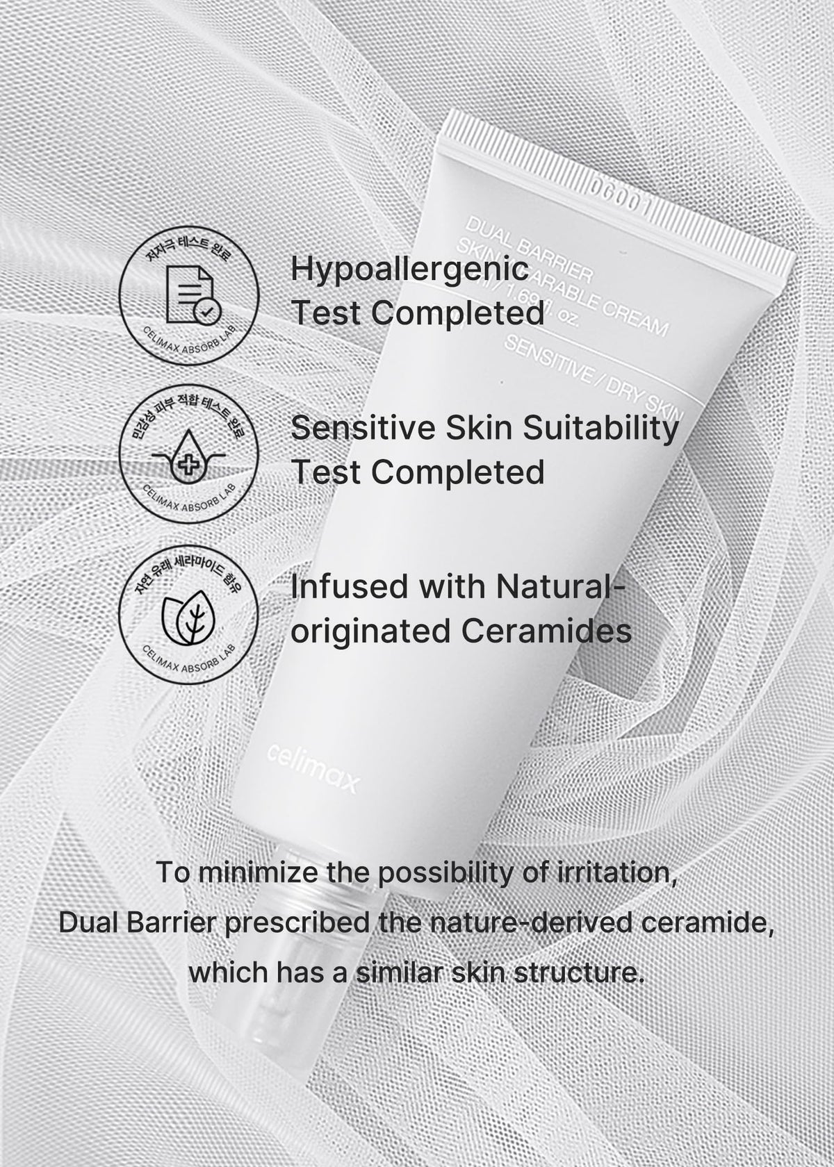 celimax Dual Barrier Skin Wearable Cream 1 69 fl oz - celimax Official Imagery - 7