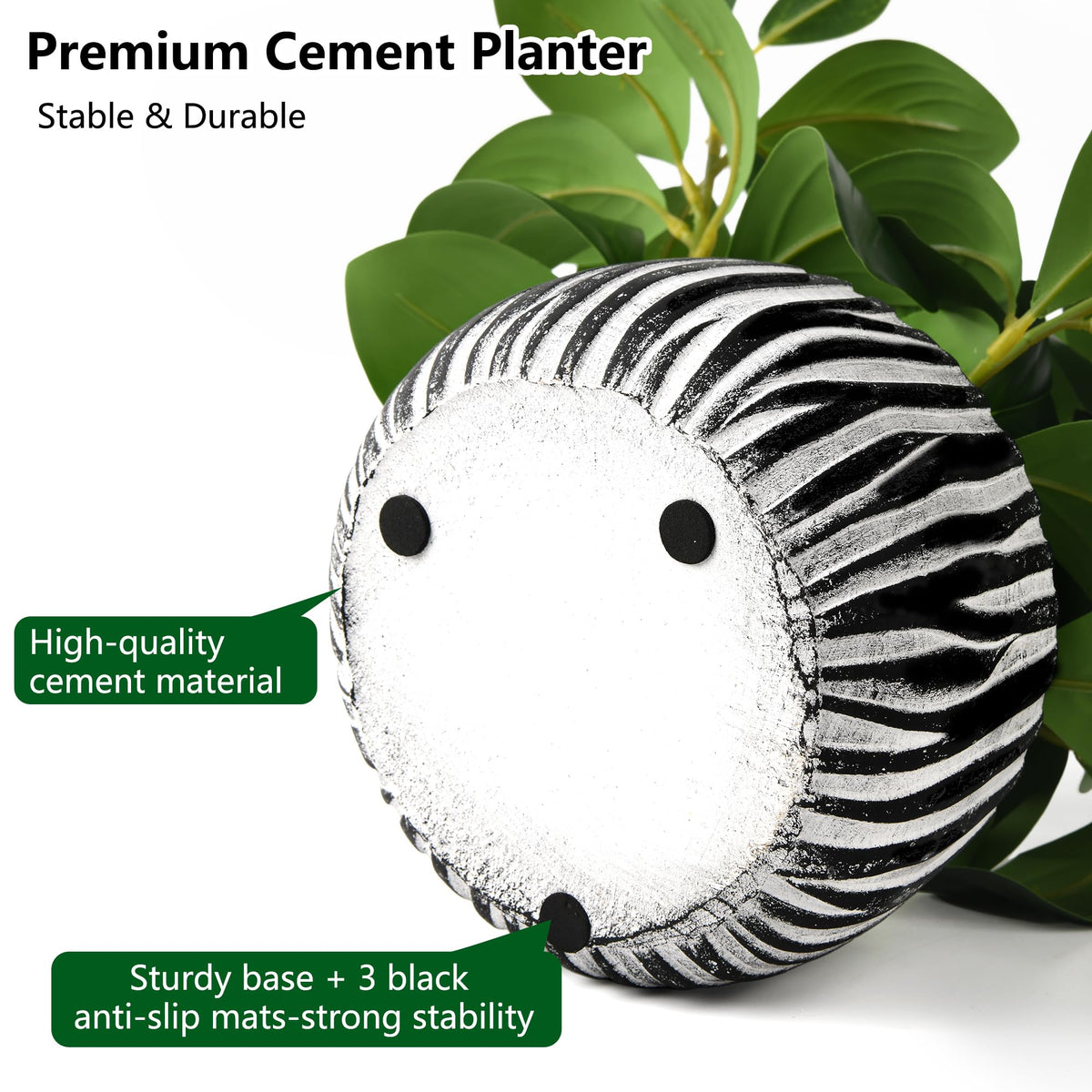 Fake Plants Artificial Plants Indoor Faux Potted Plants - florisso Official Imagery - 8