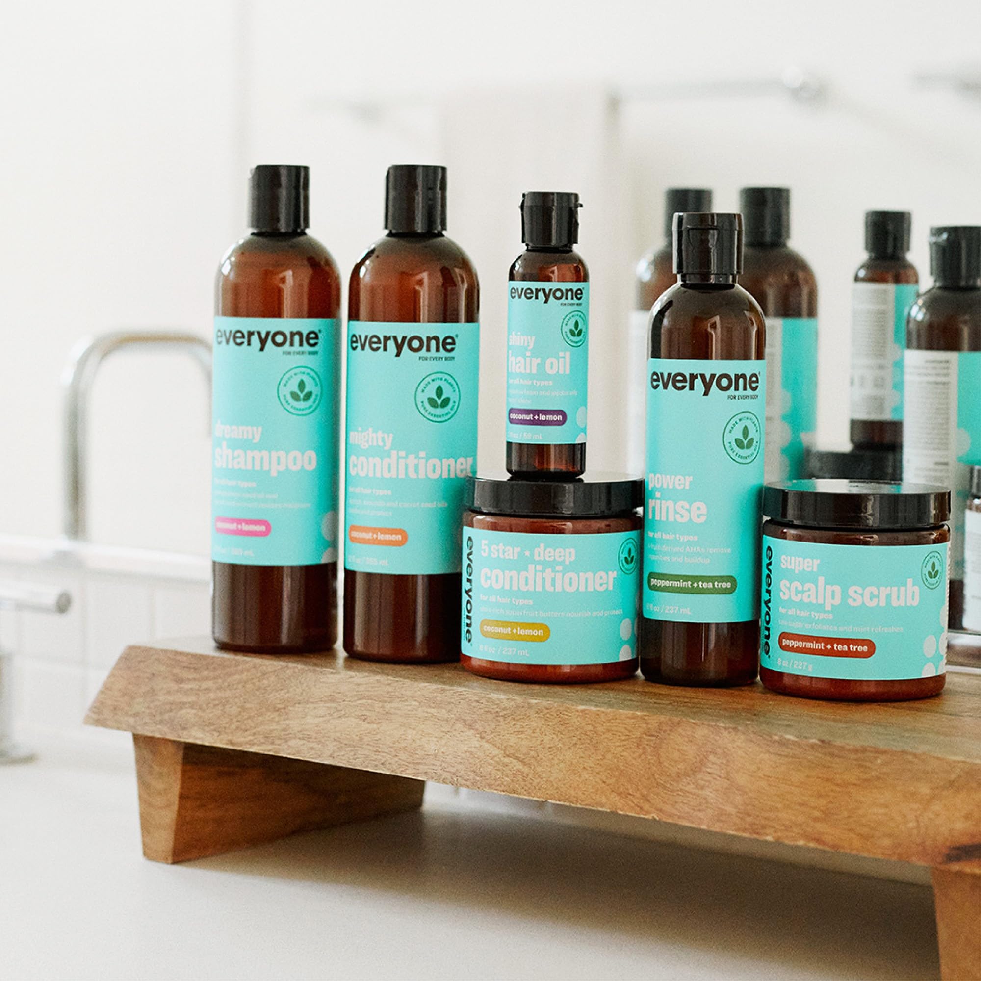 everyone for every body Everyone Super Scalp Scrub, Peppermint & Tea Tree - everyone for every body Official Product View 5