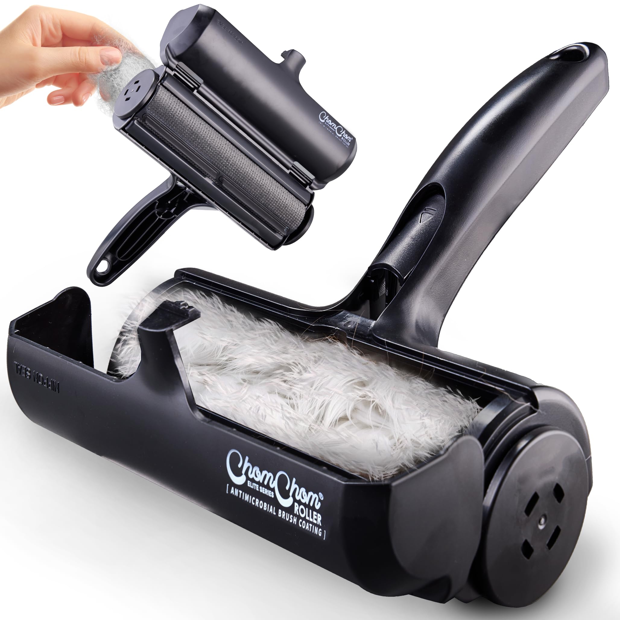 ChomChom Roller Pet Hair Remover – Original Size Reusable Lint Ro by ChomChom Roller - Angle View 10