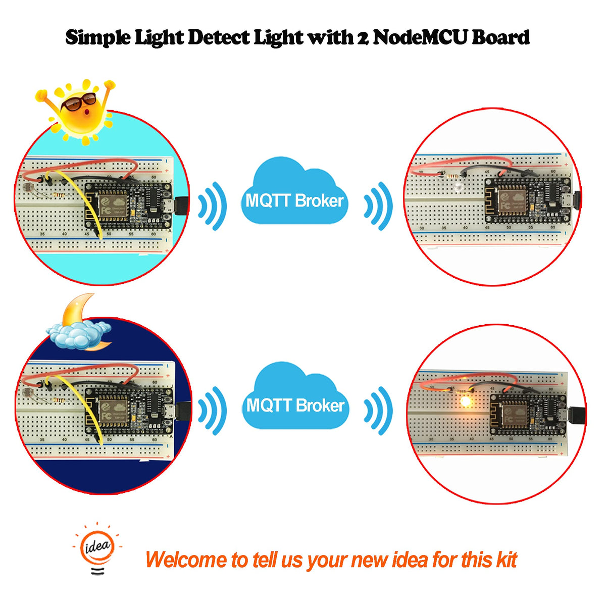 OSOYOO ESP8266 NodeMCU IOT Starter kit with ESP 12E - OSOYOO Official Imagery - 8