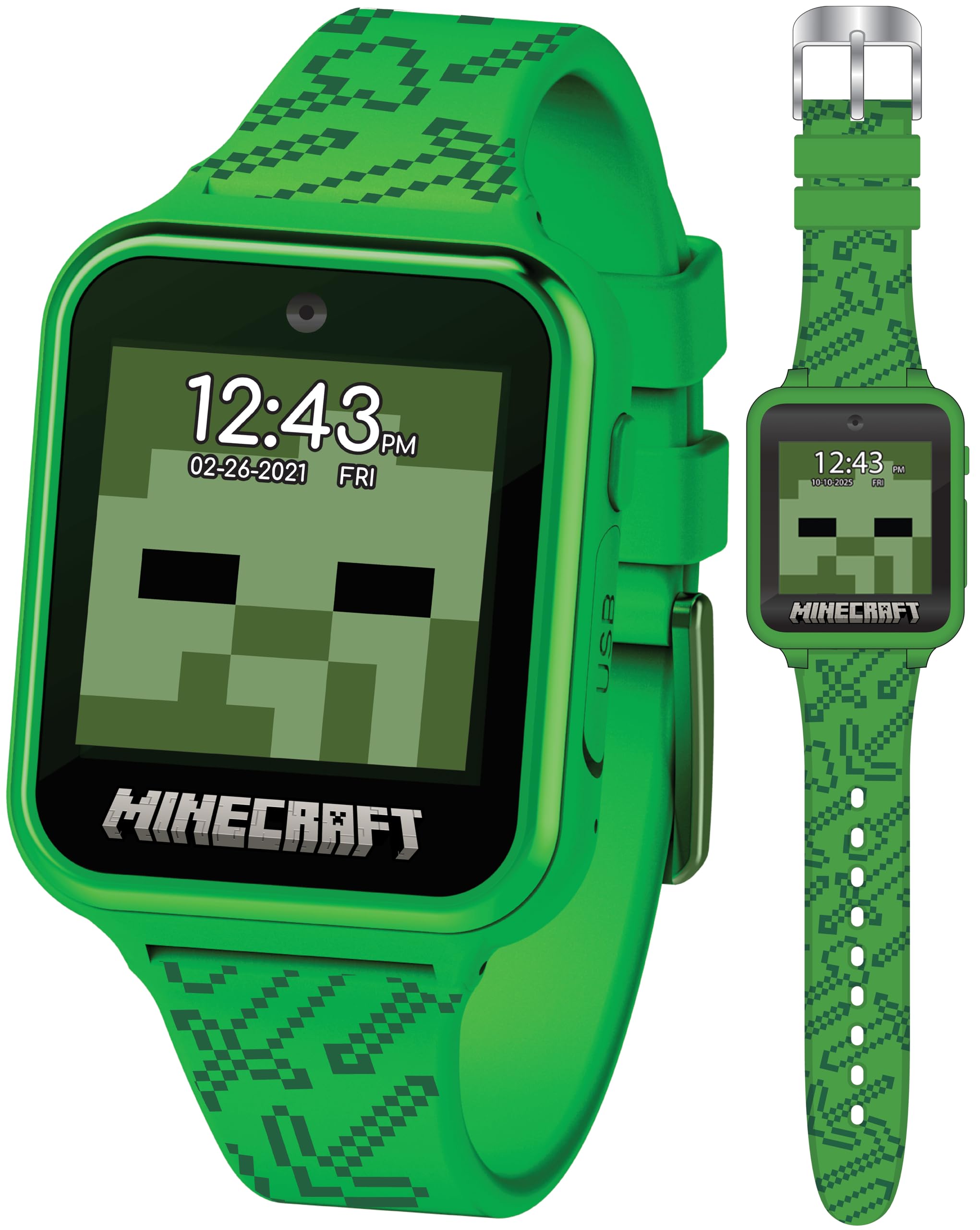 Accutime Minecraft Kids Smart Watch – Touchscreen Interactive Watch wi - View 6