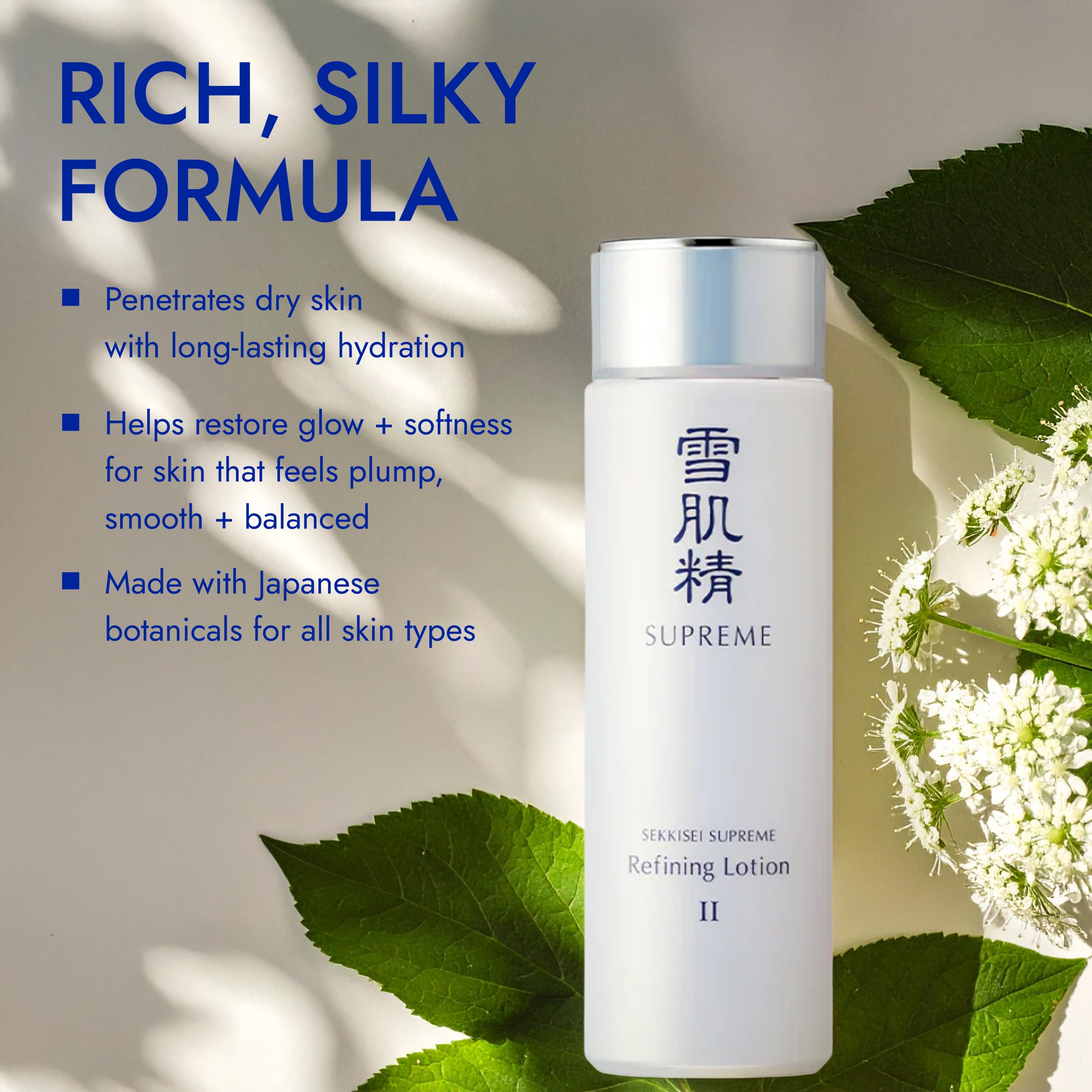 SEKKISEI Supreme Refining Lotion I, Hydrating Soothing Facial - SEKKISEI