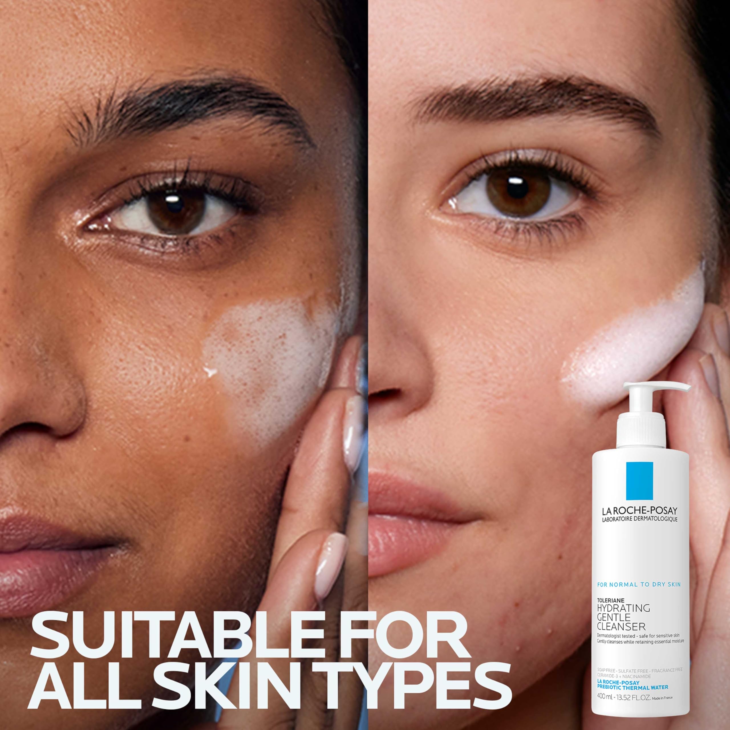 La Roche-Posay Toleriane Hydrating Gentle Facial Cleanser, wit... - Elefair Tech Official Product View 6