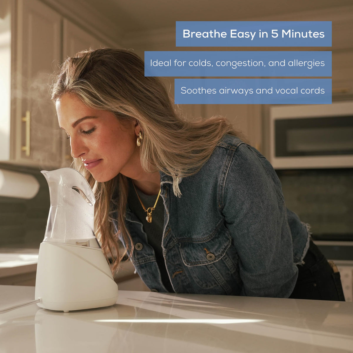 Beurer SI30 Steam Inhaler for Sinus Congestion Allergies - Beurer Official Imagery - 3
