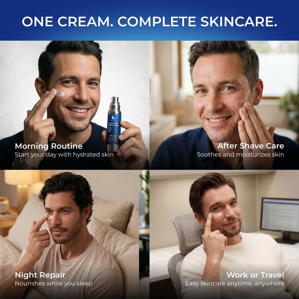 Uttse 6 in 1 Face Cream for Men Men s Anti Aging Face Cream - Uttse Official Imagery - 6