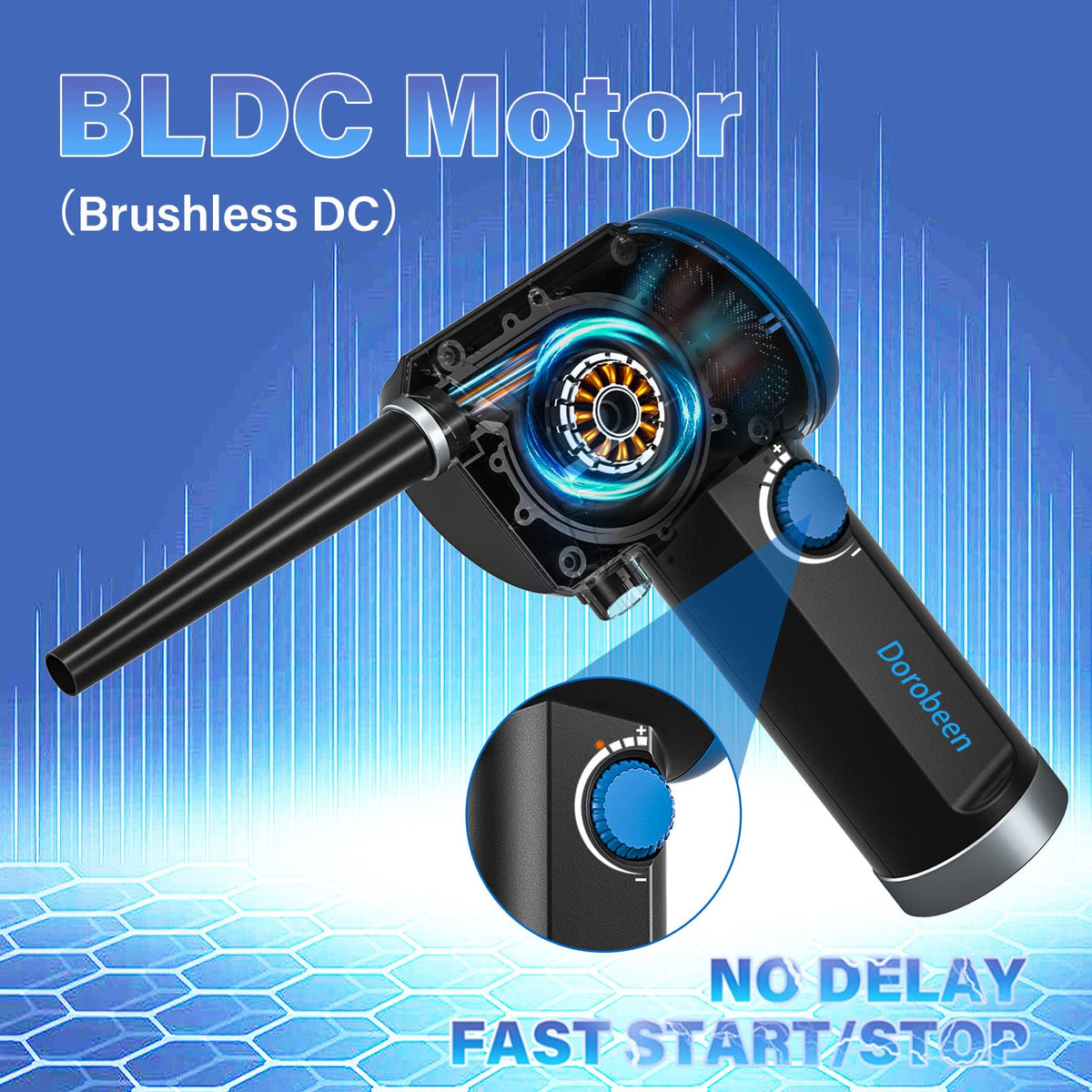 Compressed Air Duster Electric Air Duster Cordless Air - Dorobeen Official Imagery - 5
