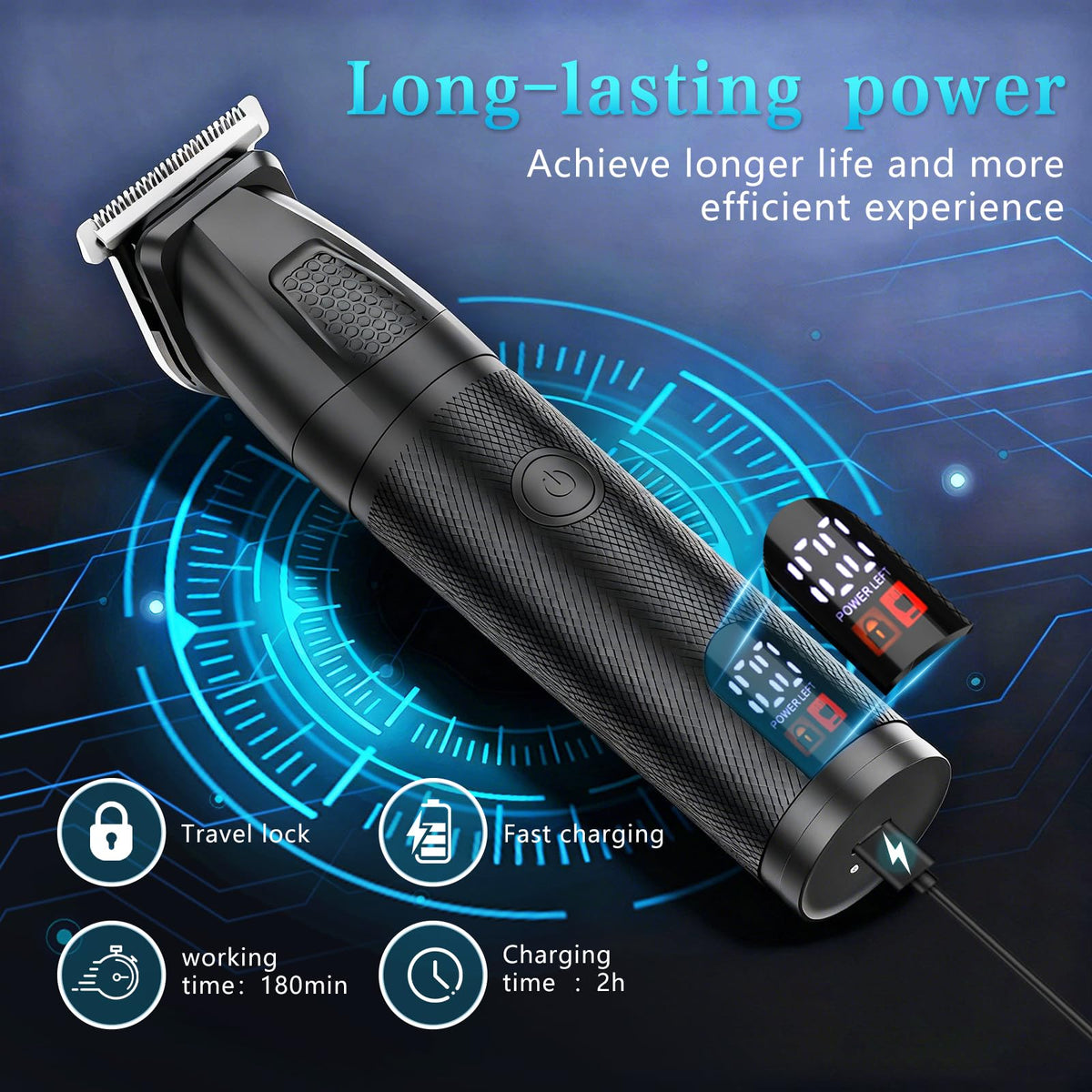 Manscape Body Beard Trimmer for Men Waterproof 6 in 1 - Bomxin Official Imagery - 4