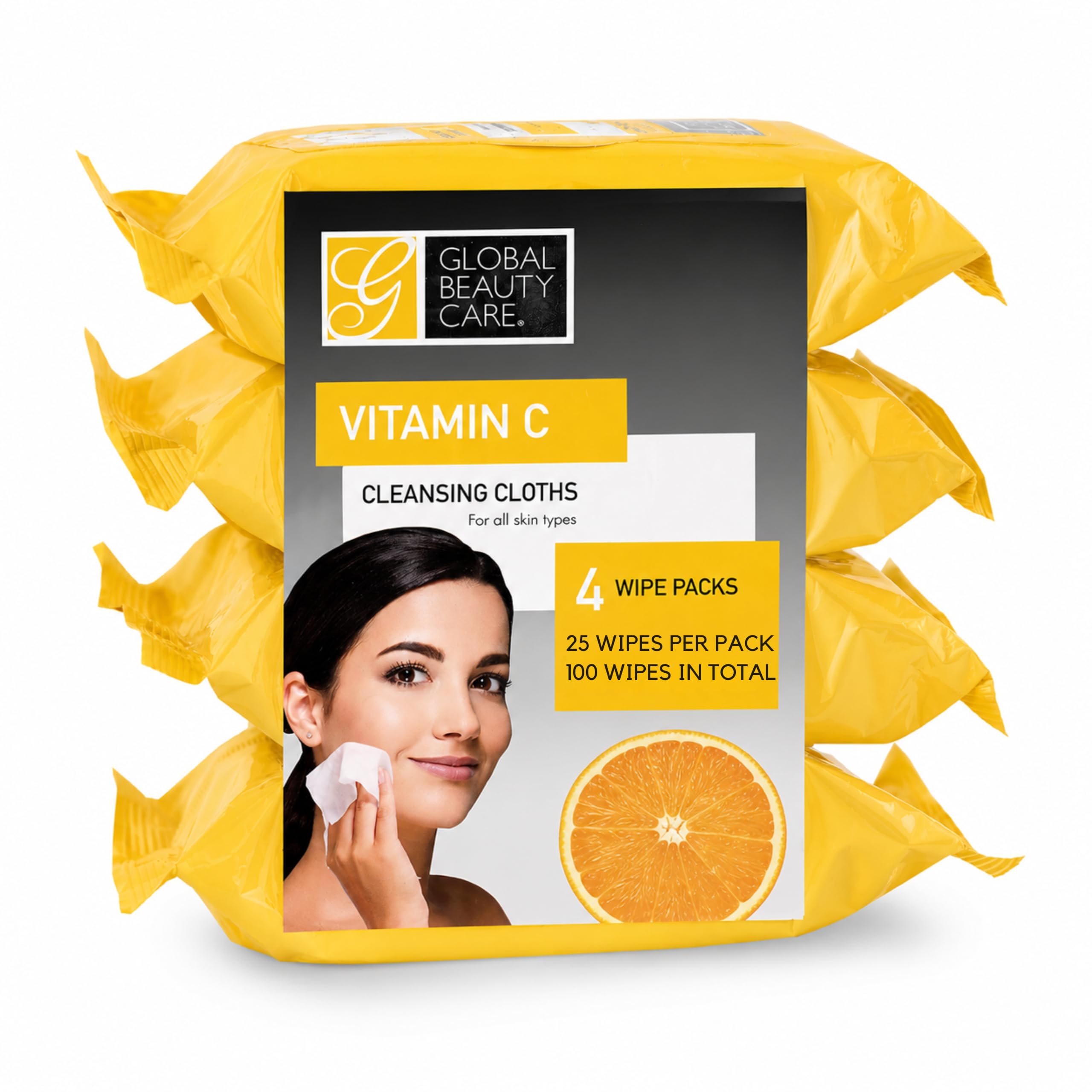 Global Beauty Care Collagen Cleansing Facial Towelettes, Makeup - Global Beauty Care