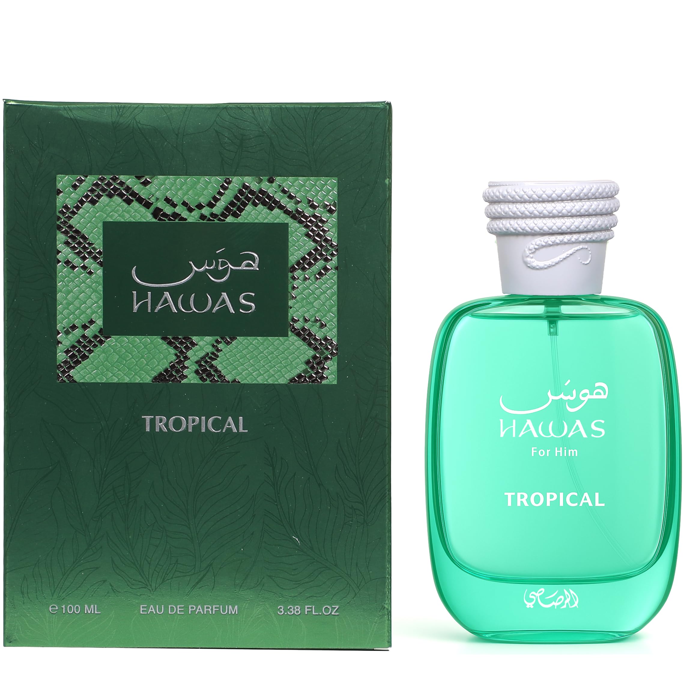 Rasasi Hawas Tropical Eau De Parfum Spray for Men 3 38 Ounce - RASASI Official Imagery - 3