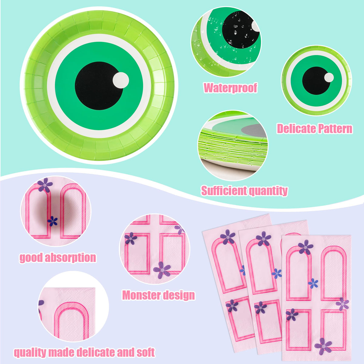 Monster Birthday Party Supplies - Andi Cppss Official Imagery - 4