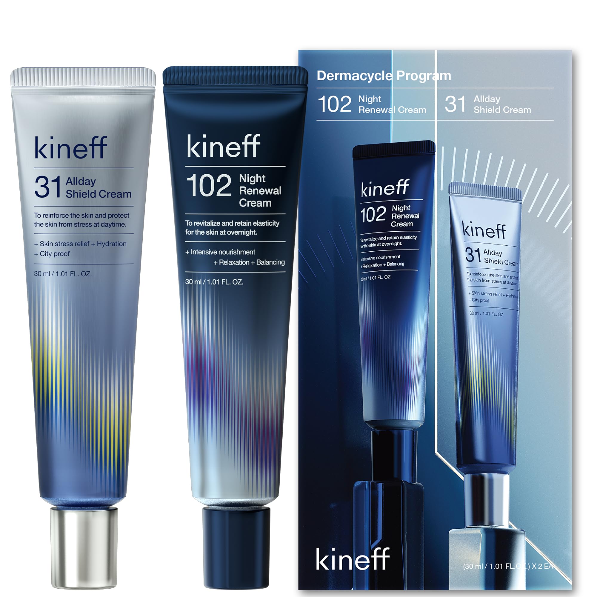 Kineff Dermacycle Program Day & Night 2 - Pack Face Cream 31 All Day Shield Crea - Kineff Official Product View 2