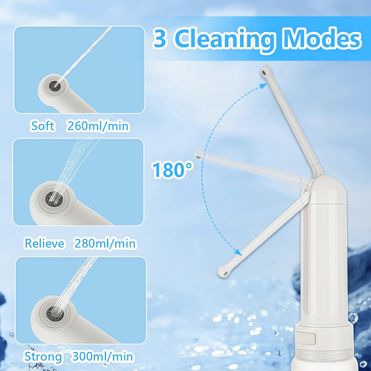 Joyzan Portable Bidet for Travel 320ML Electric Rechargeable - Joyzan Official Imagery - 4