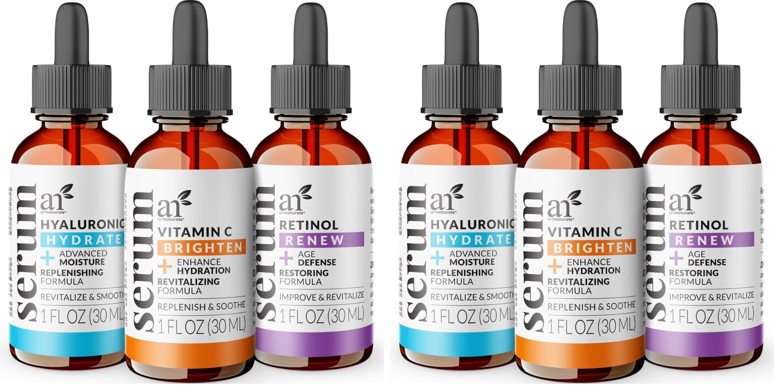 ArtNaturals Vitamin C Skincare Serum Set, 4 Piece - Artnaturals Official Product View 9