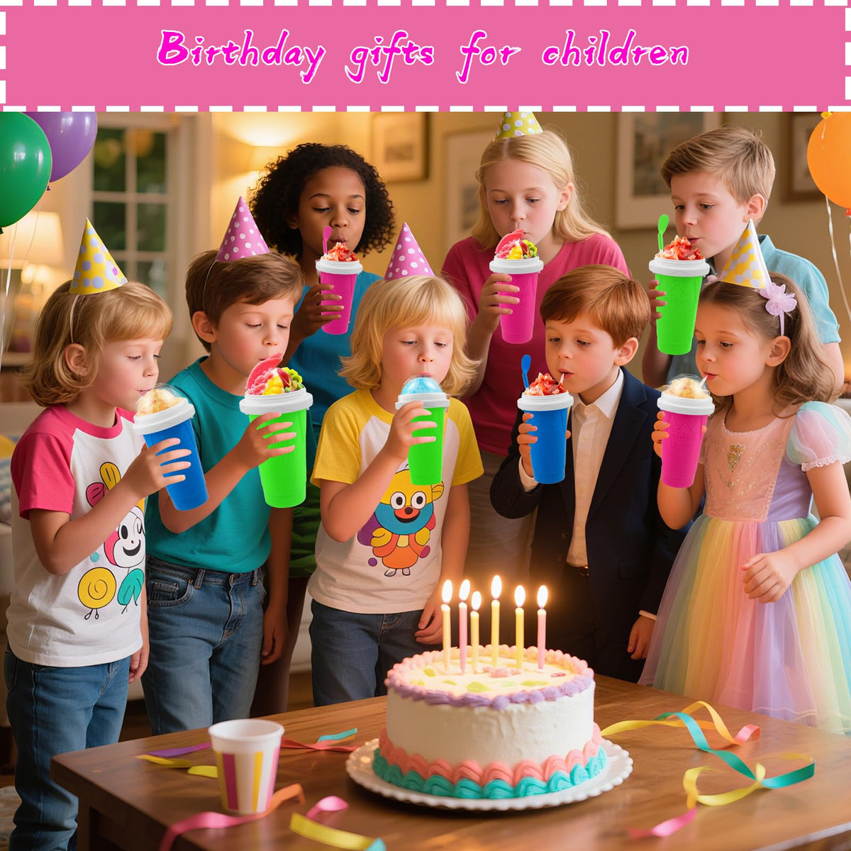 3PCS Slushie Maker Cup - Fopudy Official Imagery - 3