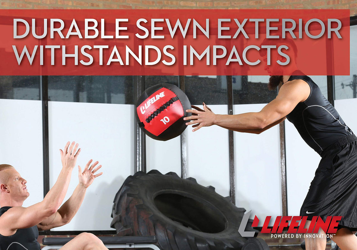 Lifeline Wall Ball Weighted Medicine Ball Core Strength with - Lifeline Official Imagery - 5