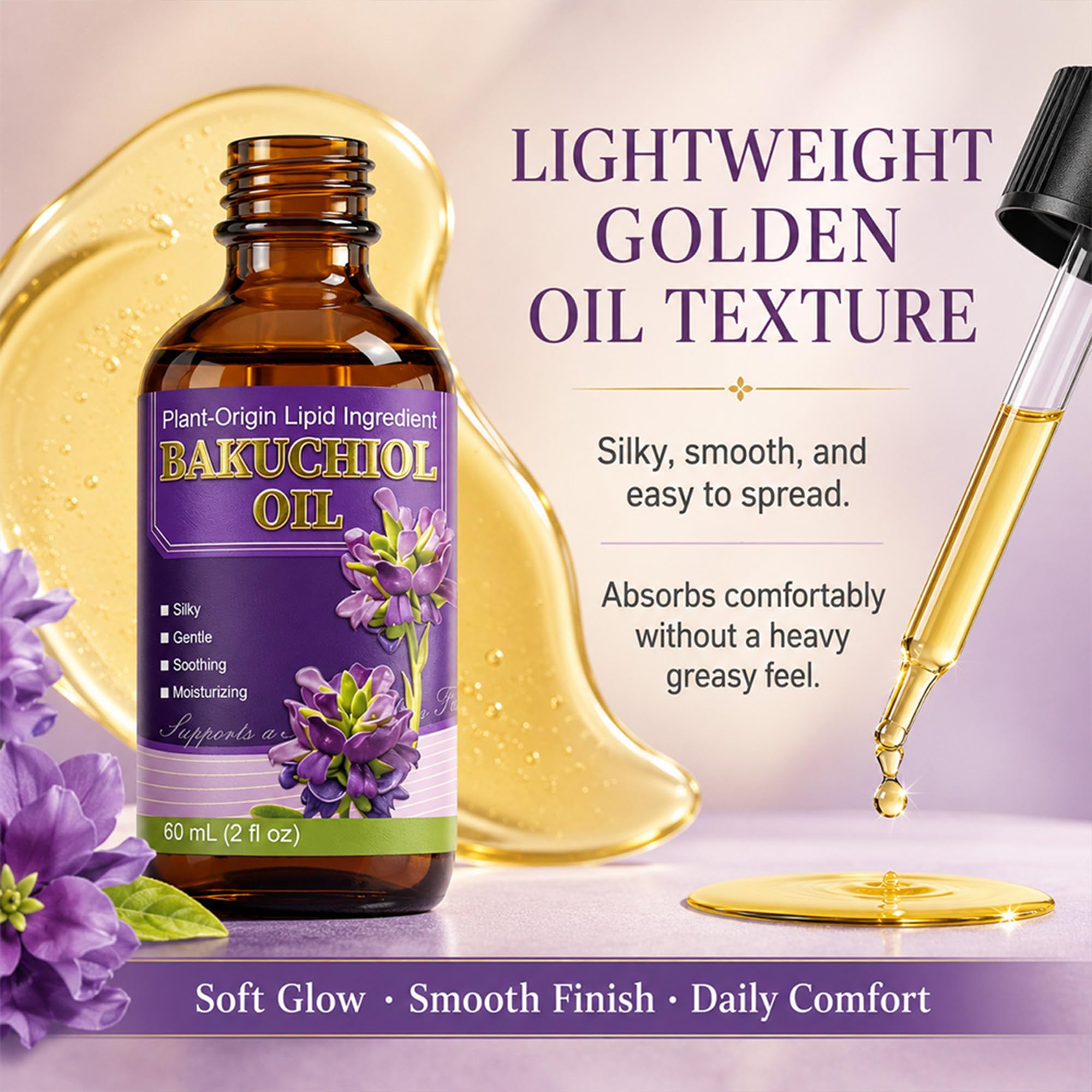 Bakuchiol Oil Organic Cold Pressed for Face, Retinol Alternative Anti Aging - Generic Official Product View 10