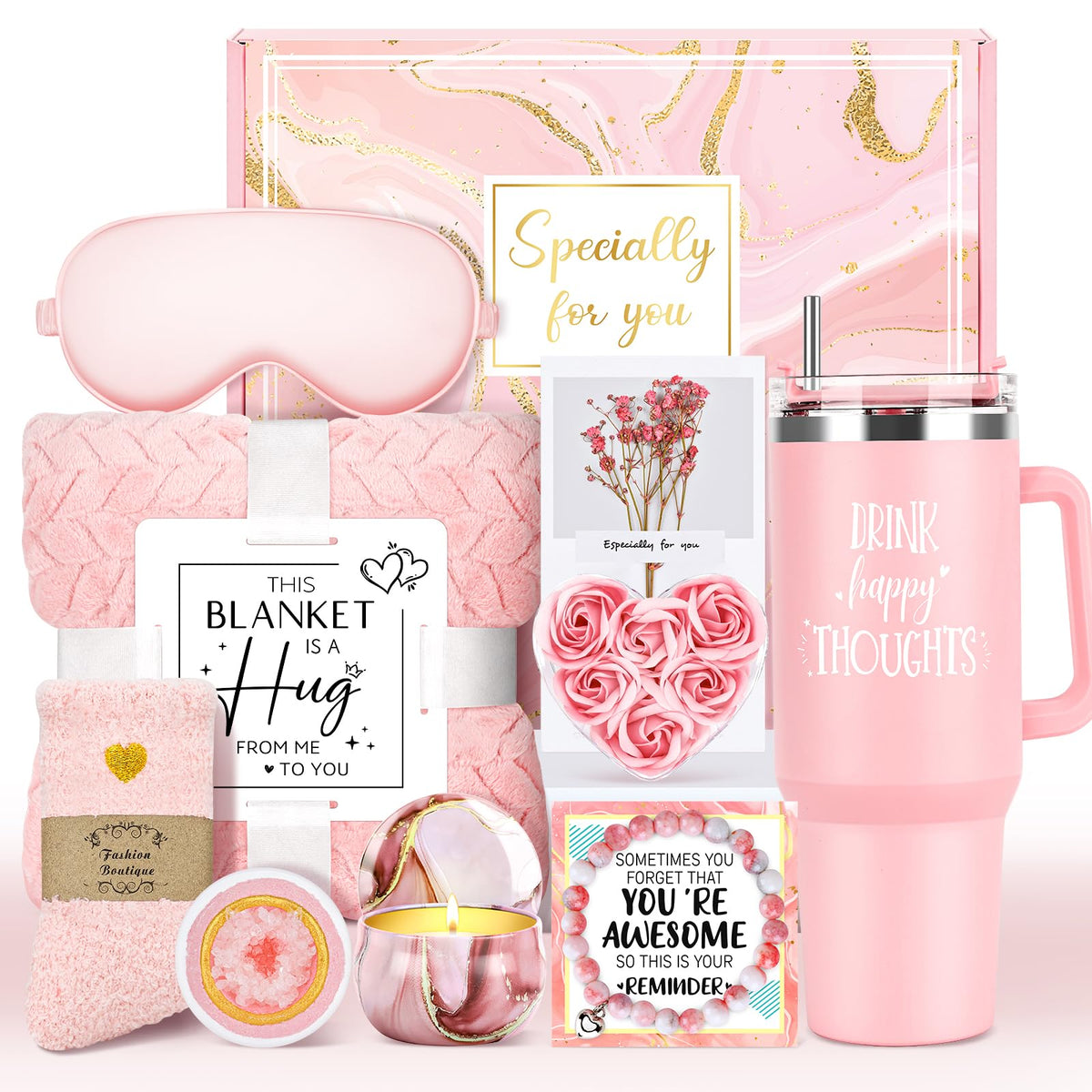 Gift Baskets for Women Birthday Gifts for Women Unique Get - YENCHORN Official Imagery - 2