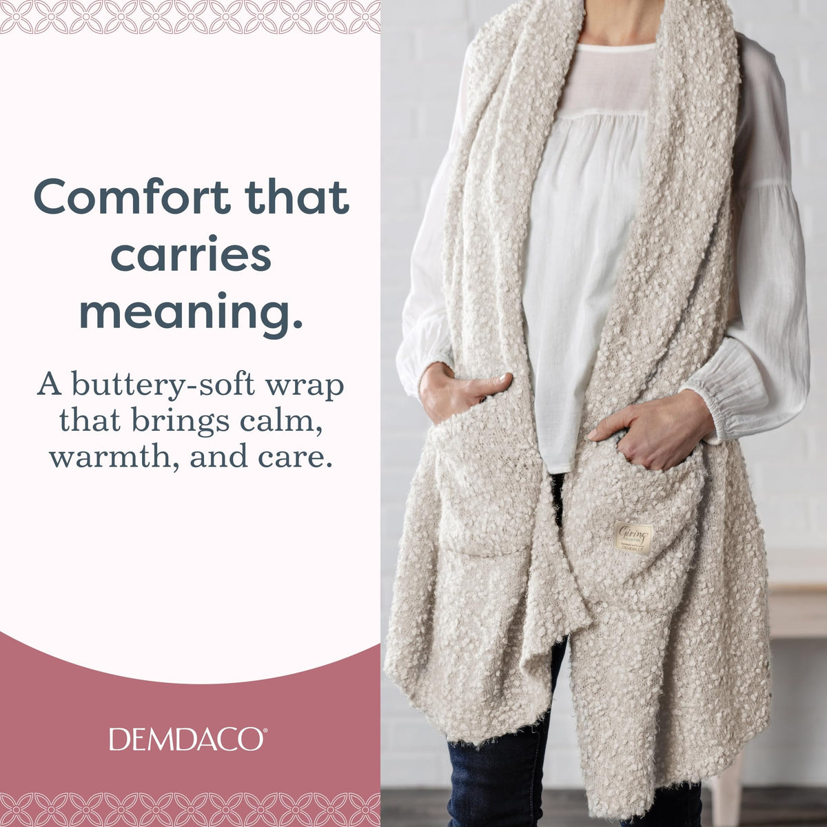 DEMDACO Giving Collection Giving Shawl with Pockets Cool - DEMDACO Official Imagery - 3
