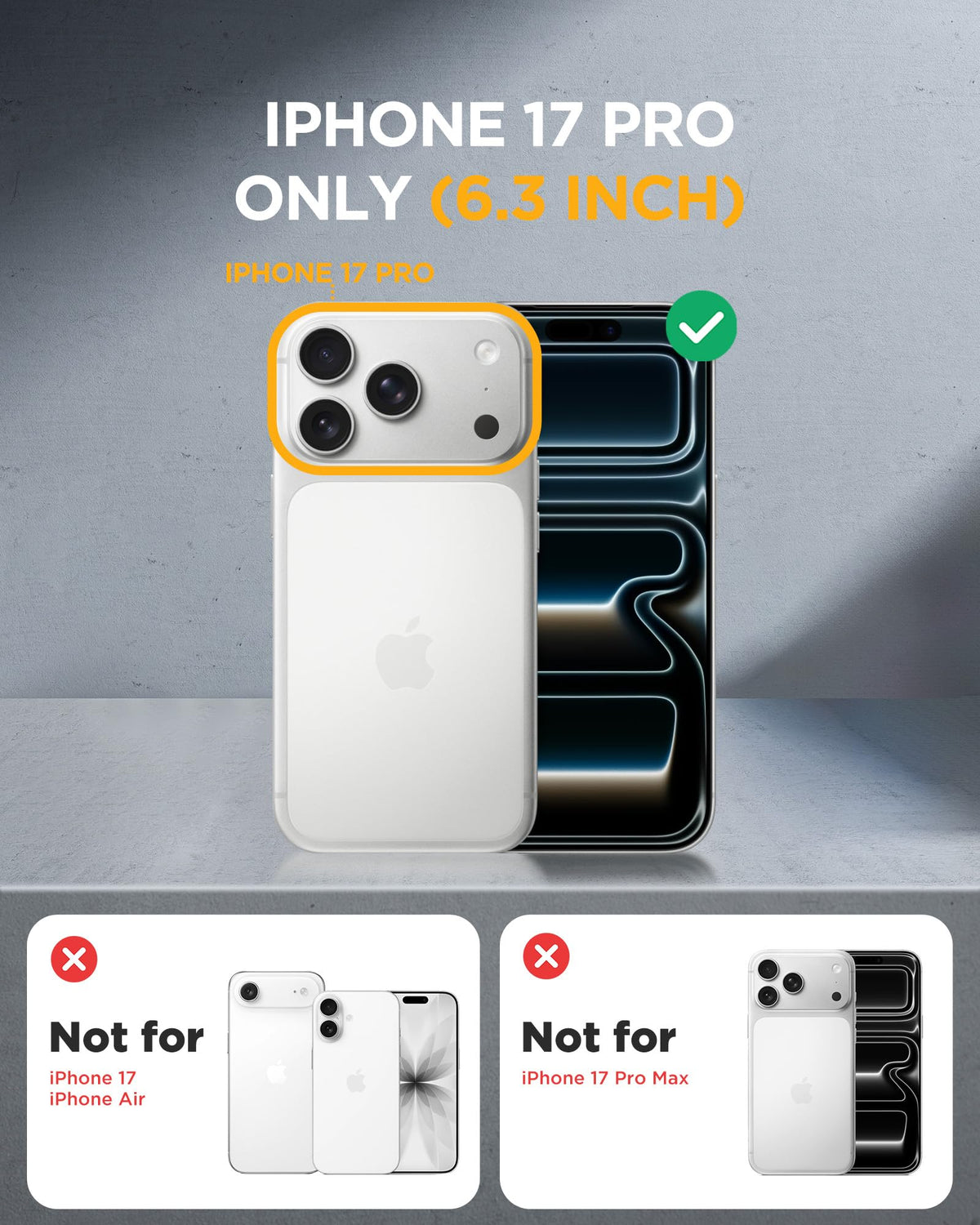 Miracase for iPhone 17 Pro Privacy Series Case Magsafe Deep - Miracase Official Imagery - 8