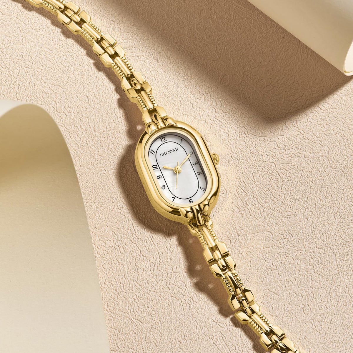 CHEETAH Women s Gold Dainty Bangle Watch Small Bracelet Easy - CHEETAH Official Imagery - 3