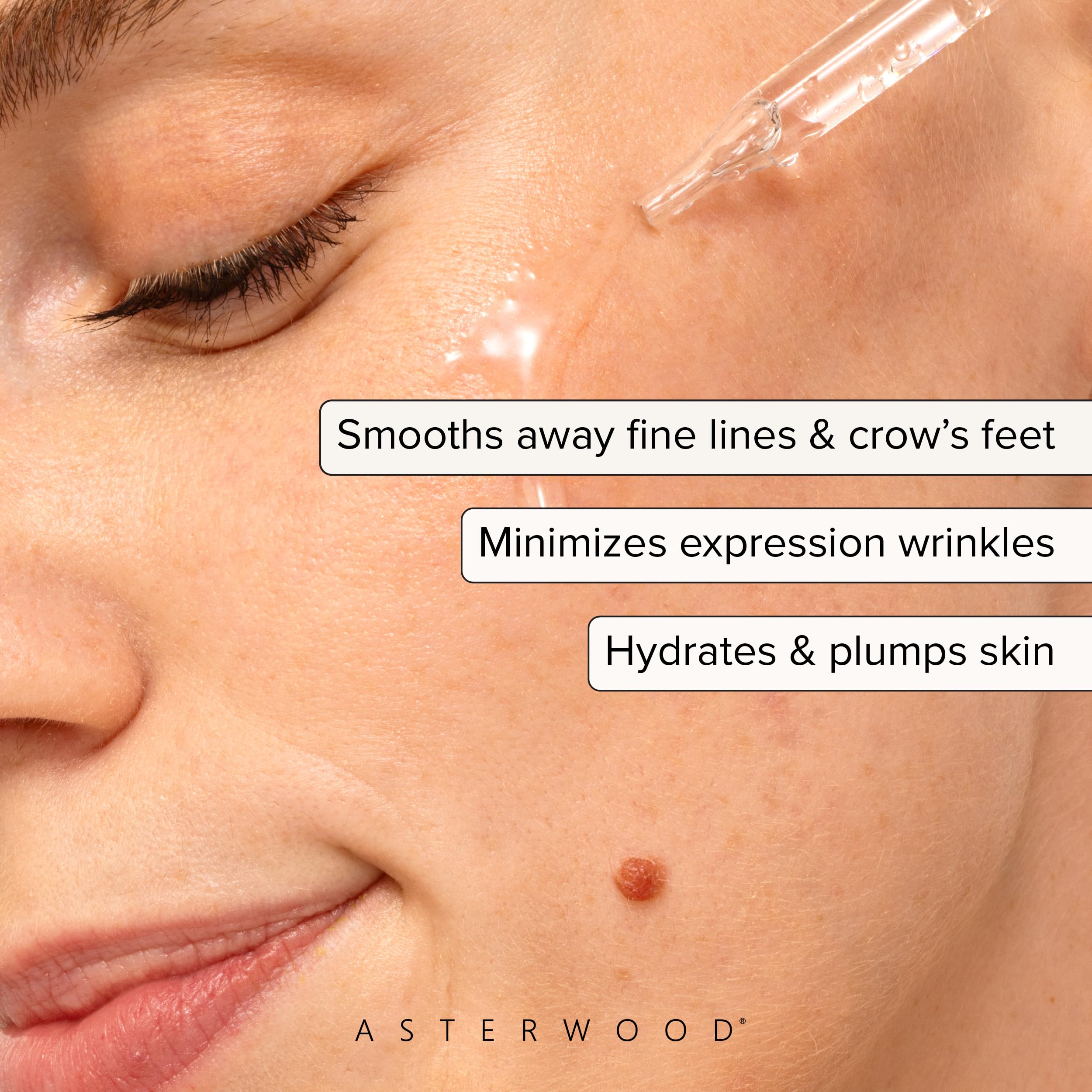 Asterwood Argireline Serum, Anti - Aging Peptide with Hyaluronic Acid 1 F - Asterwood Official Product View 3