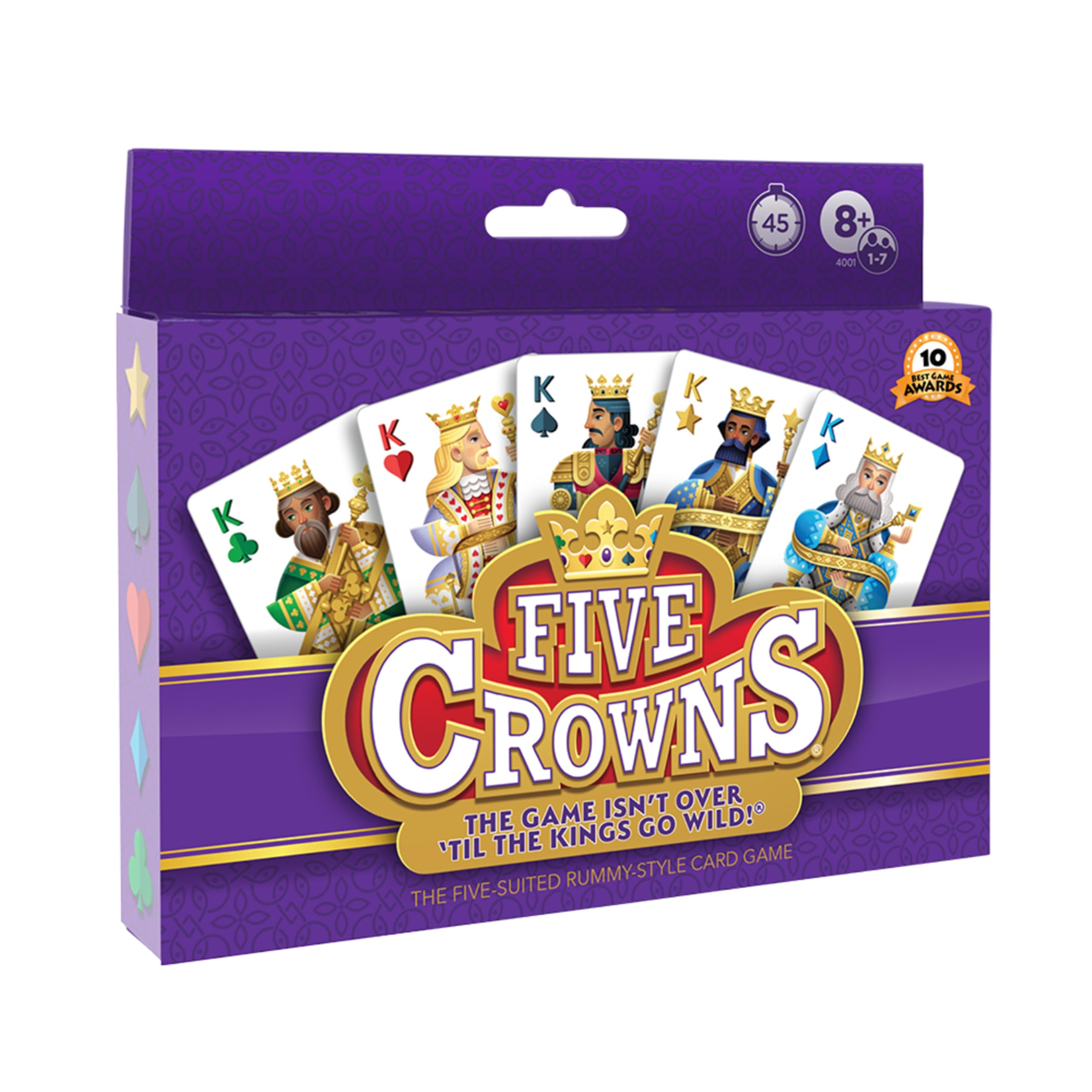 Five Crowns Rummy Style Card Game for Kids and Adults, Family - Product Imagery