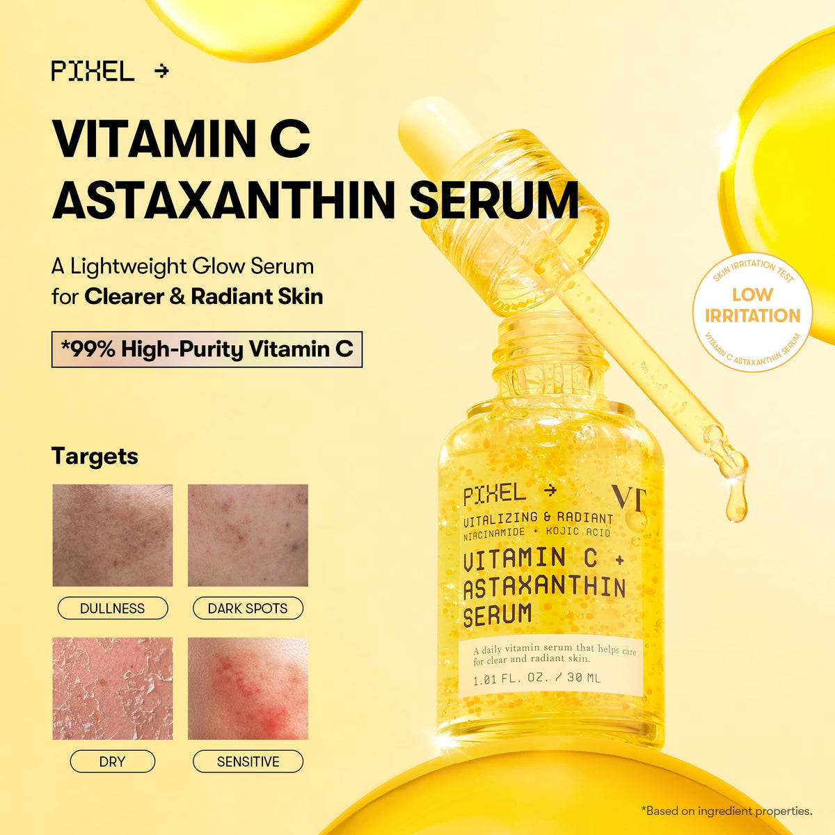 VT COSMETICS Vitamin C Astaxanthin Serum 1 01 fl oz 30 mL - VT COSMETICS Official Imagery - 3