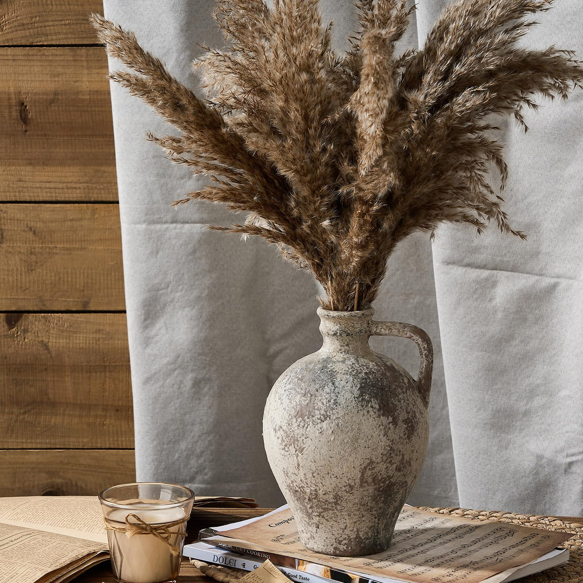 LUKA Ceramic Rustic Farmhouse Vase - LUKA Official Imagery - 6