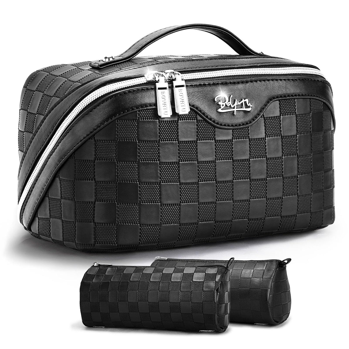 BOYATU Travel Makeup Bag Organizer 3 Pcs Large Cosmetic Bags - BOYATU Official Imagery - 2